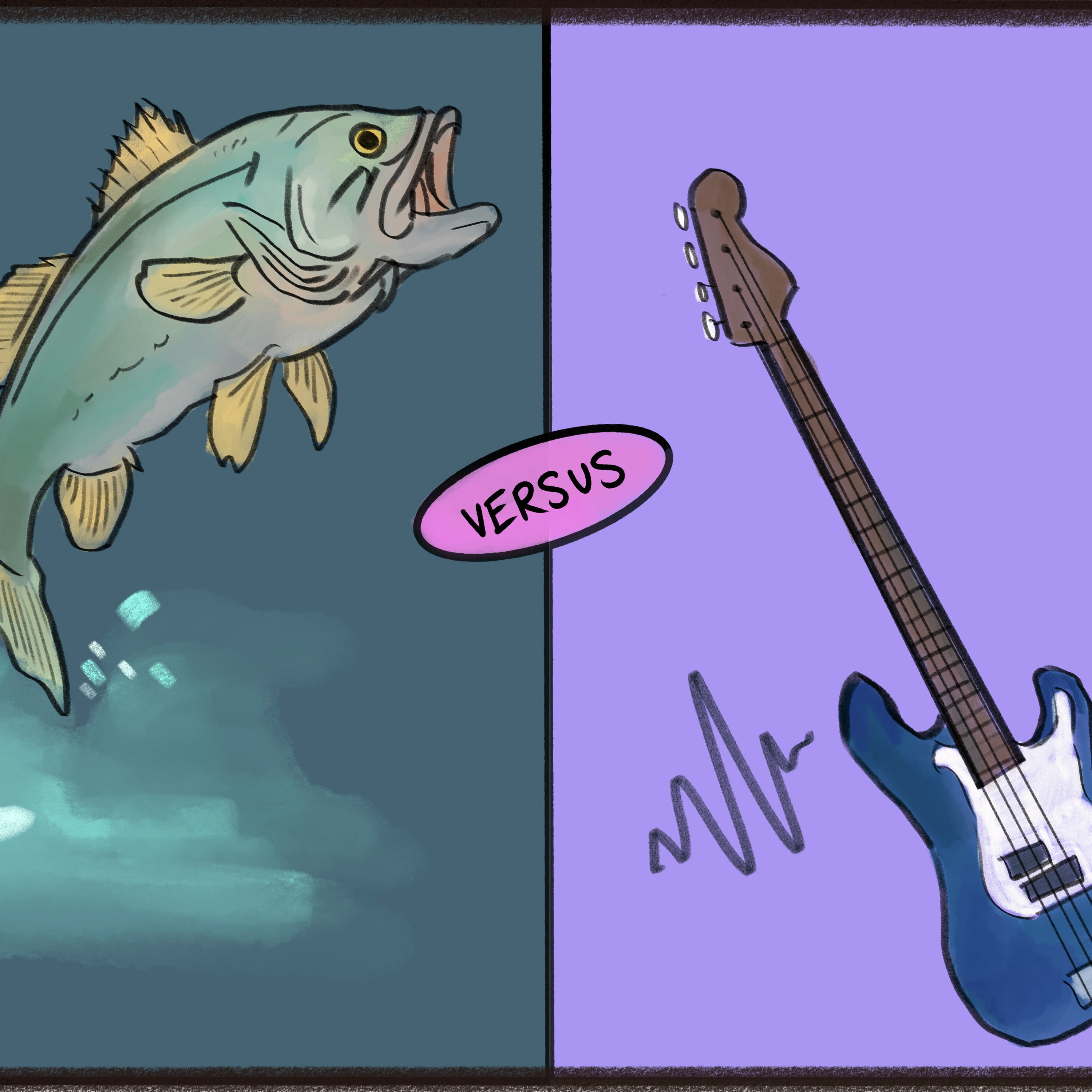Bass 🐟 vs Bass 🎸