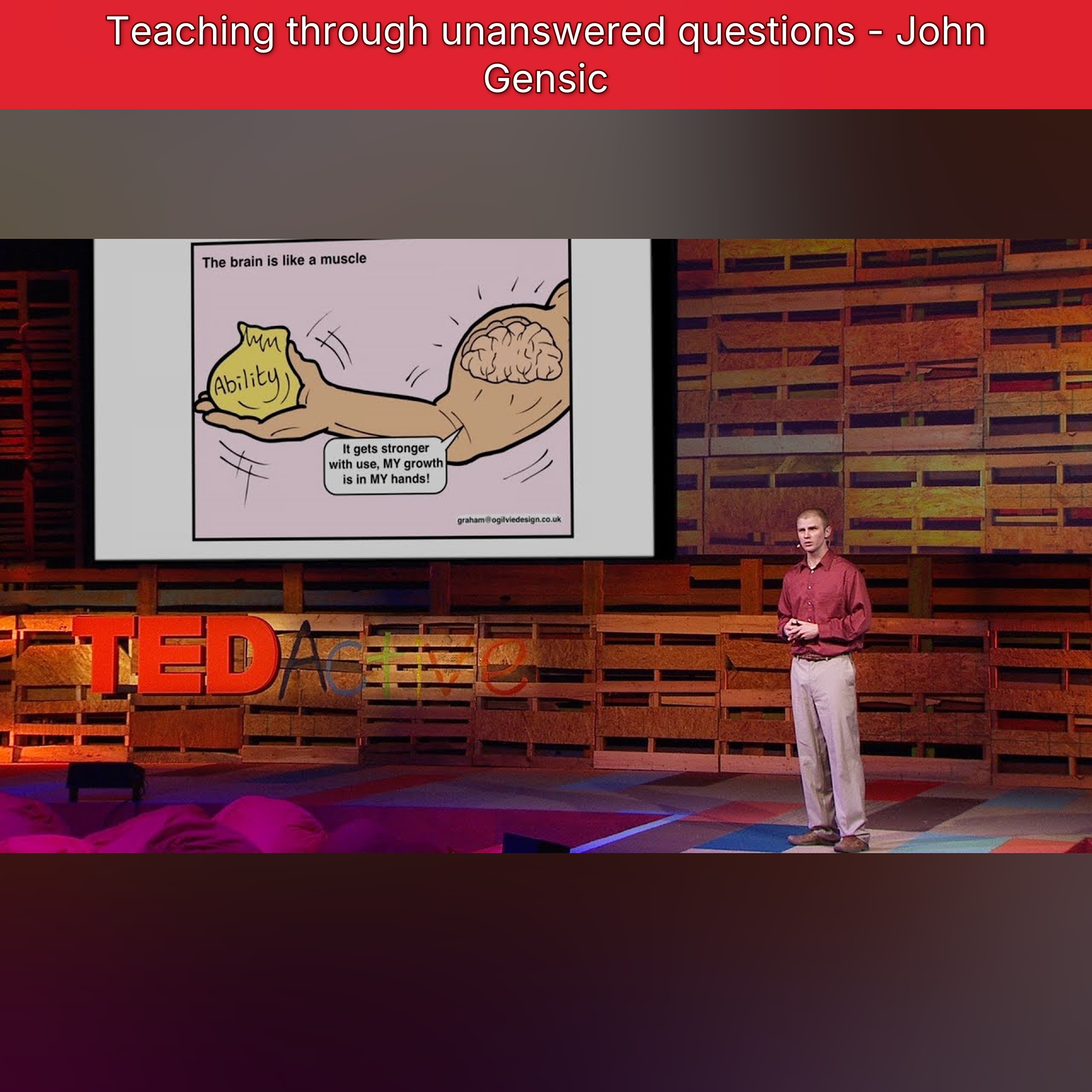 Teaching through unanswered questions - John Gensic episode artwork