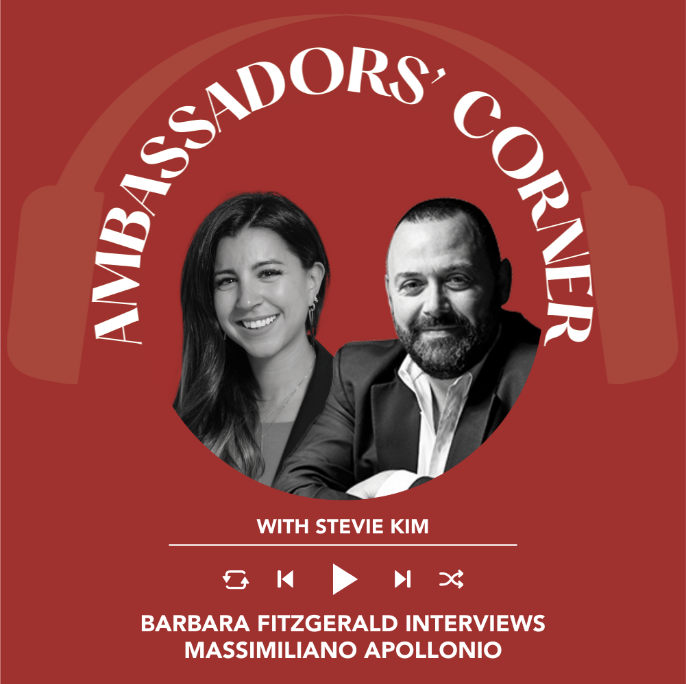 Barbara Fitzgerald Interviews Massimiliano Apollonio | Clubhouse Ambassadors’ Corner