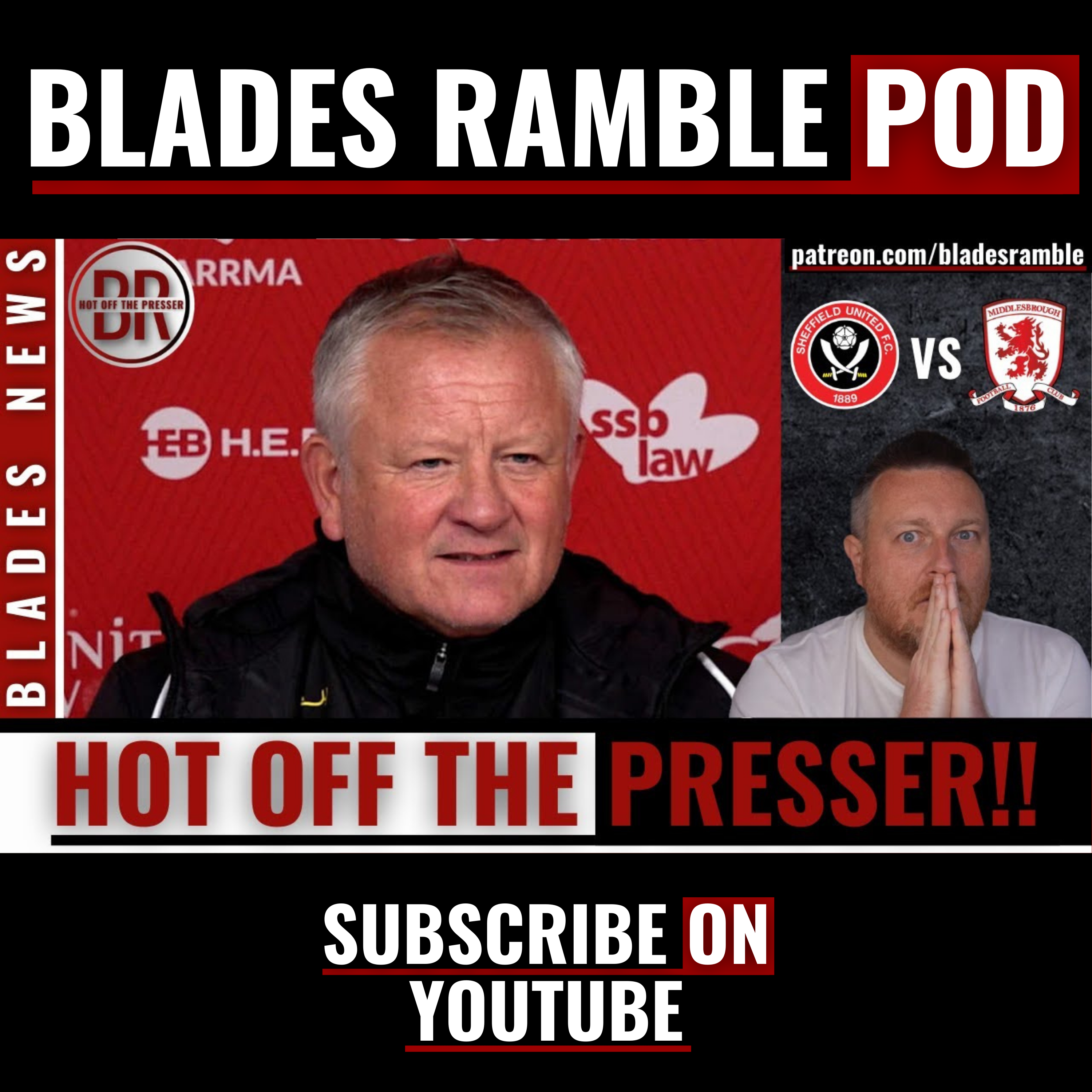 HOT OFF THE PRESSER!! | BLADES vs BORO!! | POMPEY PERFORMANCE | BREWSTER NEW DEAL?