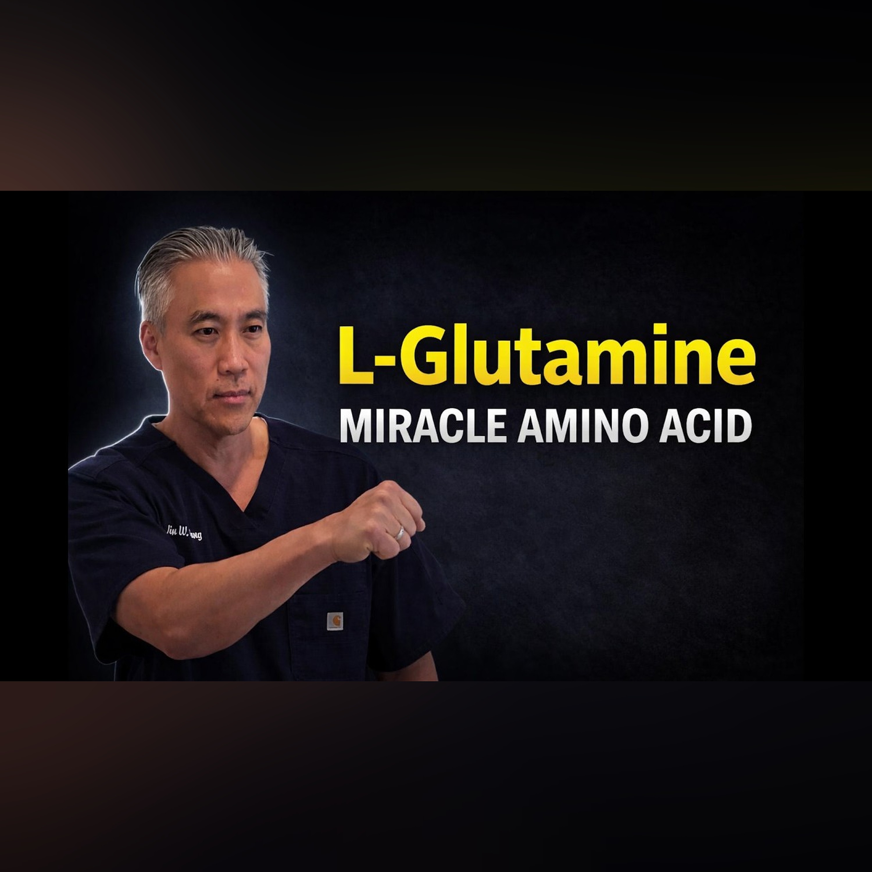 Glutamine for Gut, Brain and Muscle—Real or Hype? New for 2026 episode artwork