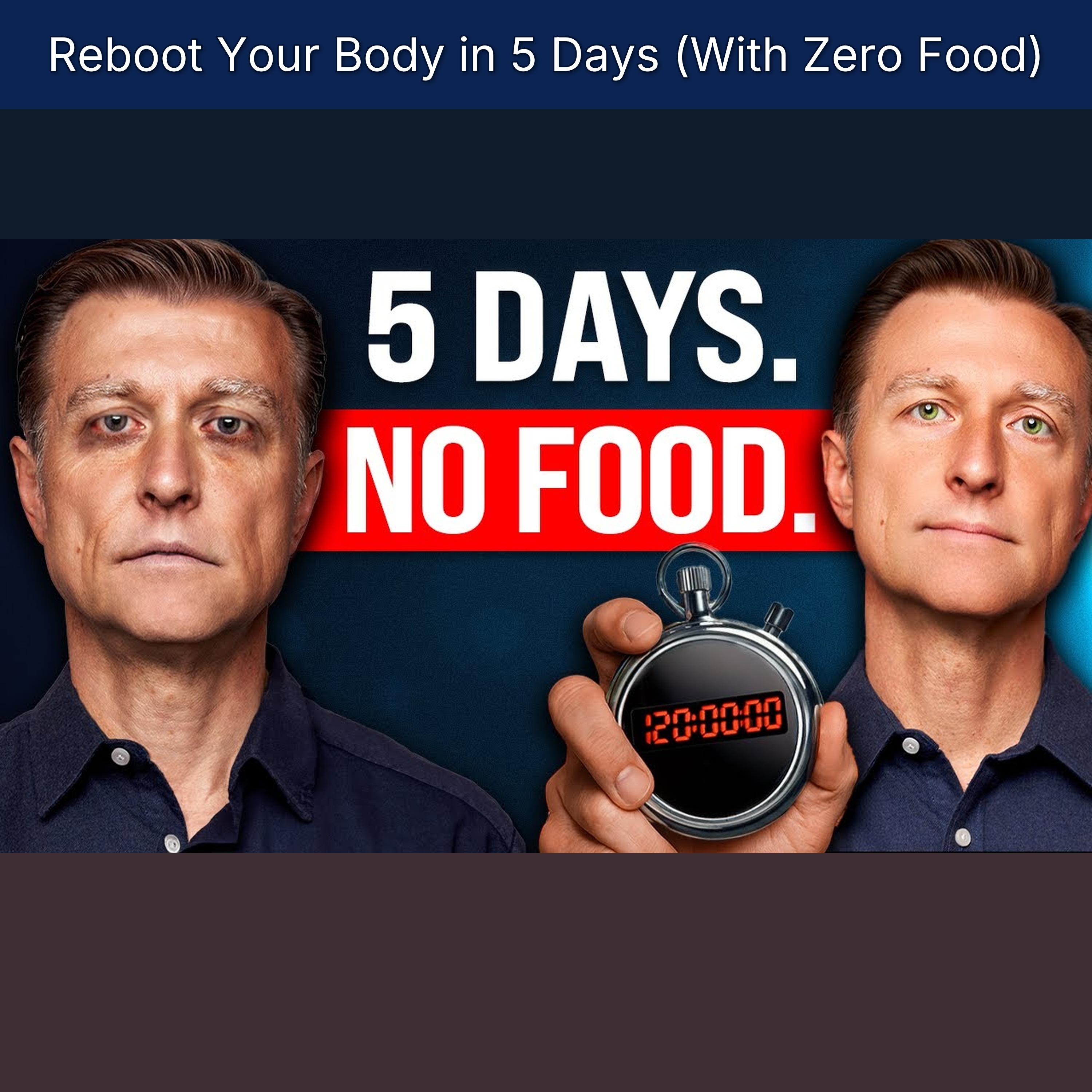 Reboot Your Body in 5 Days (With Zero Food)