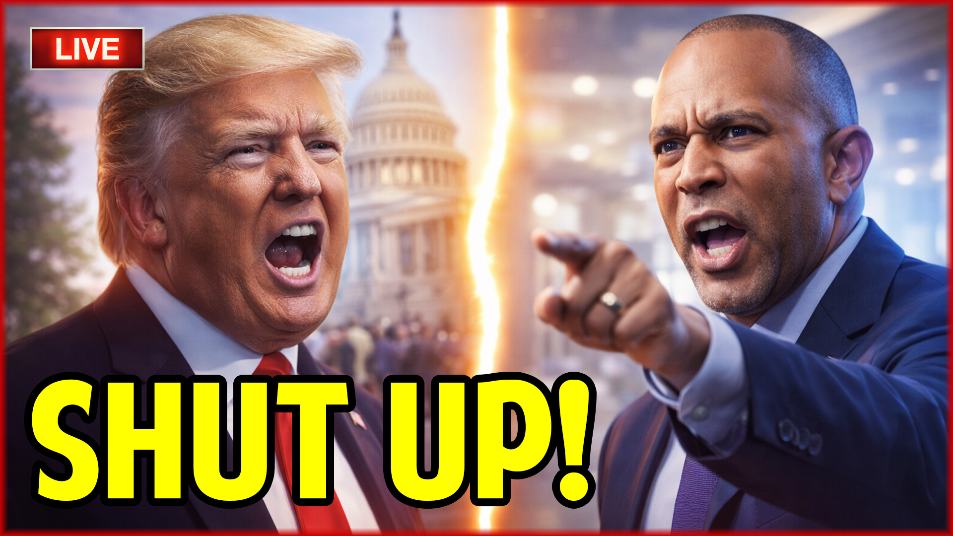 JEFFRIES SNAPS After TRUMP Calls DEMS “THE ENEMY”