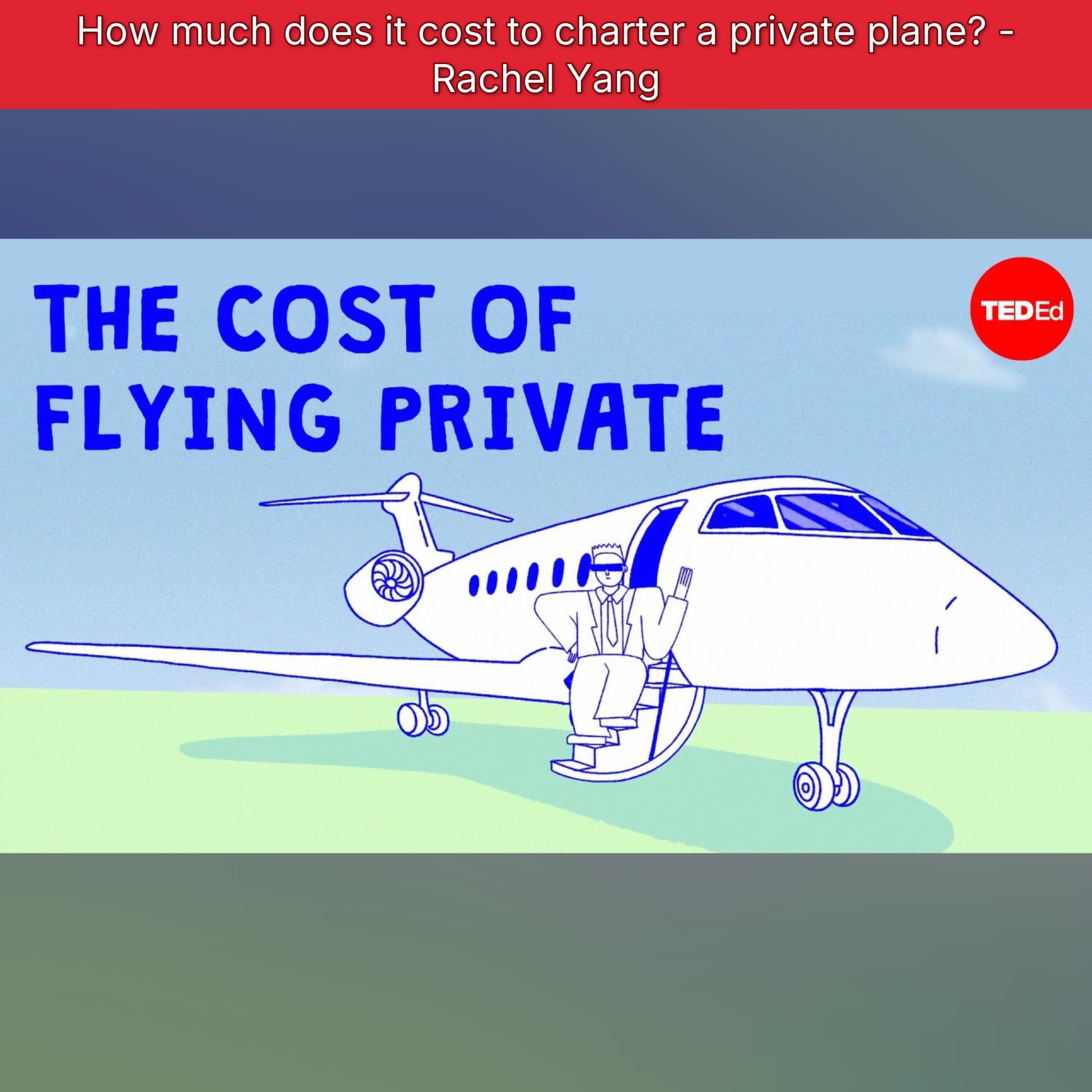 How much does it cost to charter a private plane? - Rachel Yang episode artwork