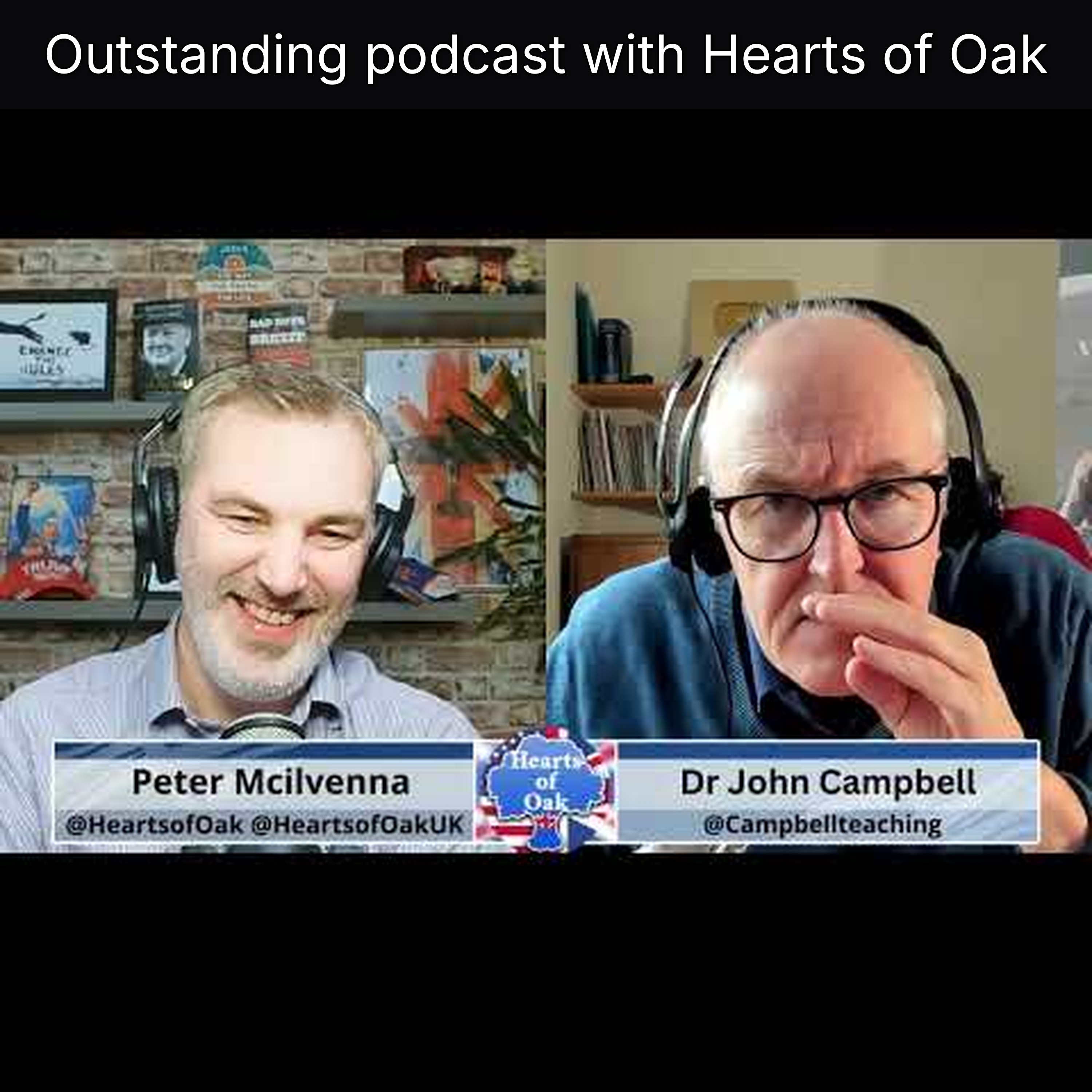 Outstanding podcast with Hearts of Oak