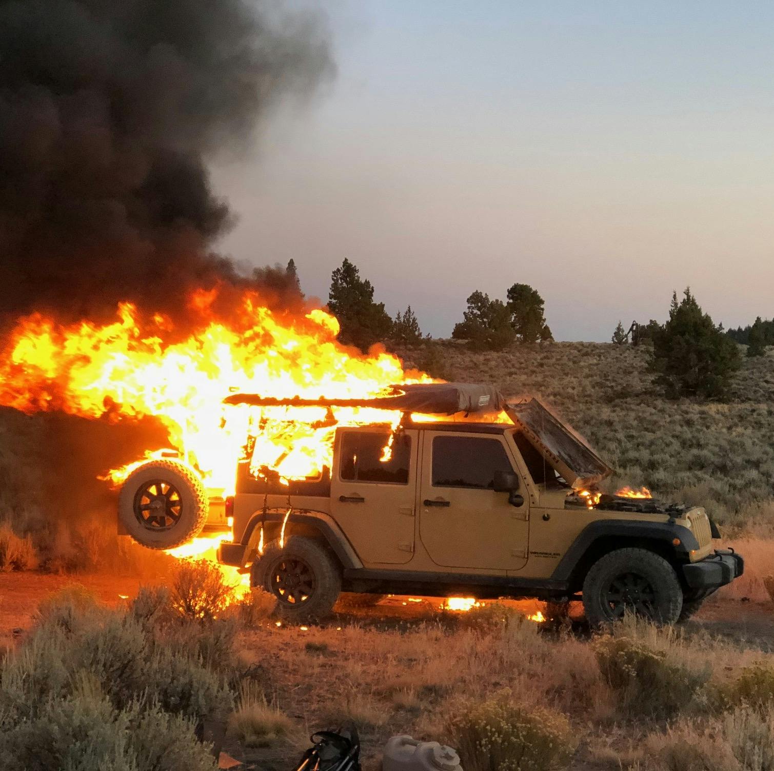 1. Casey Kaiser: Jeep on Fire