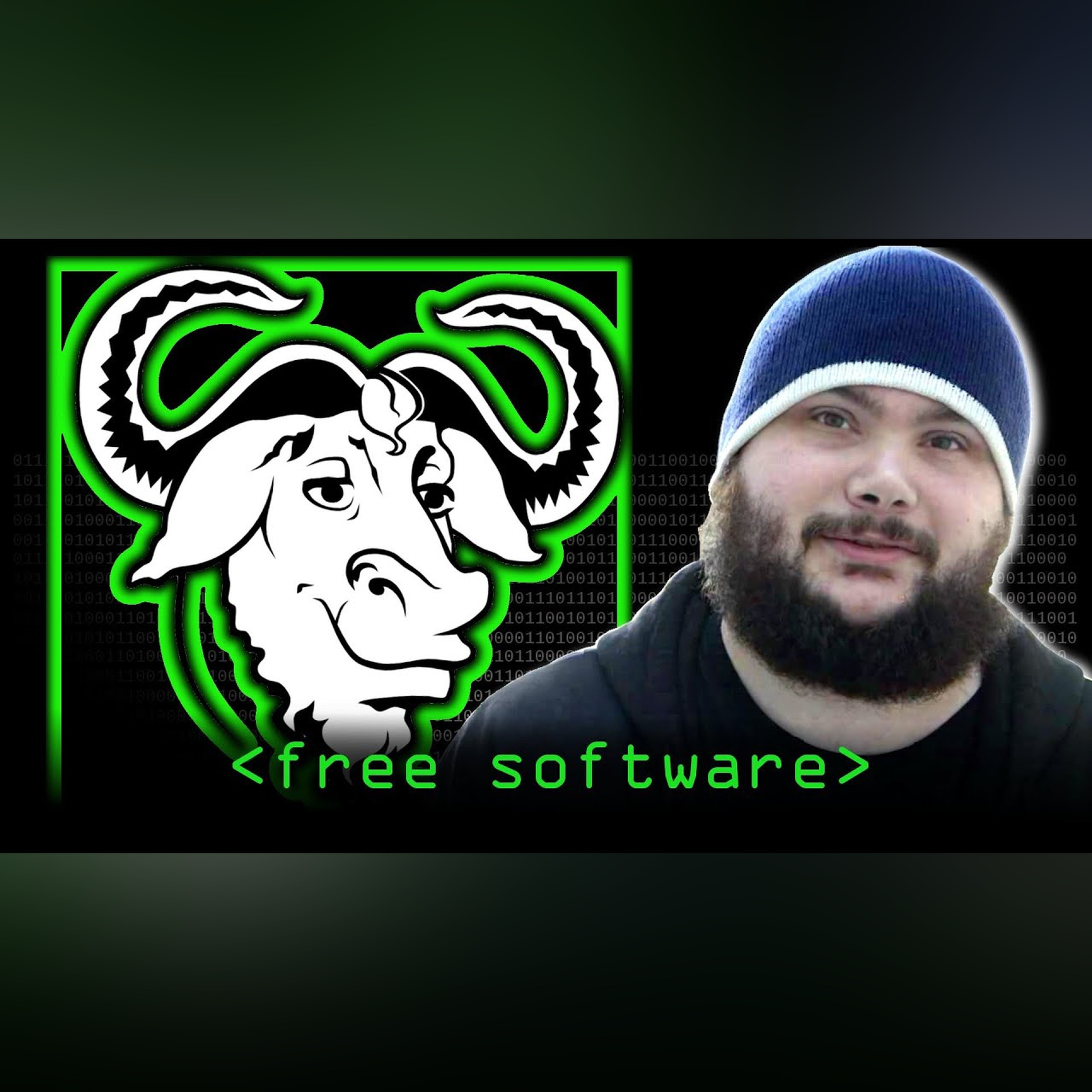 Free Software (made with free software) - Computerphile episode artwork