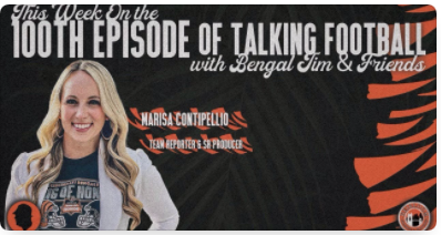 Talking Football with Bengal Jim and Friends: 100th Episode special (Feat. Marisa Contipelli) episode artwork