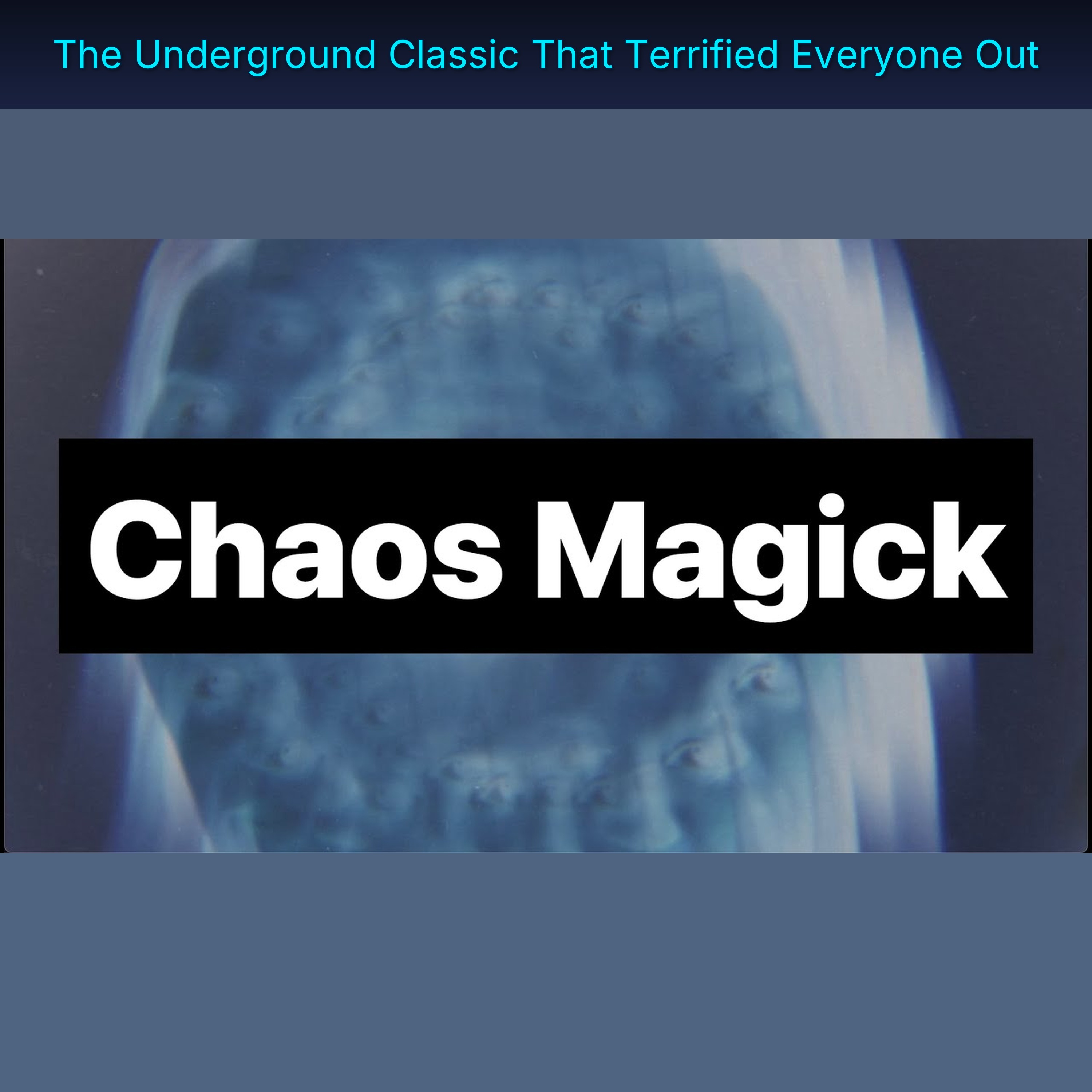 The Underground Classic That Terrified Everyone Out episode artwork