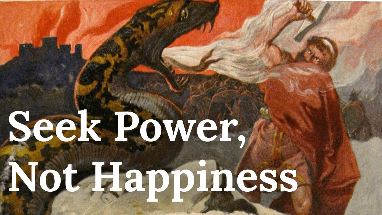 Why You Should Seek Power, Not Happiness - Nietzsche's Guide to Greatness