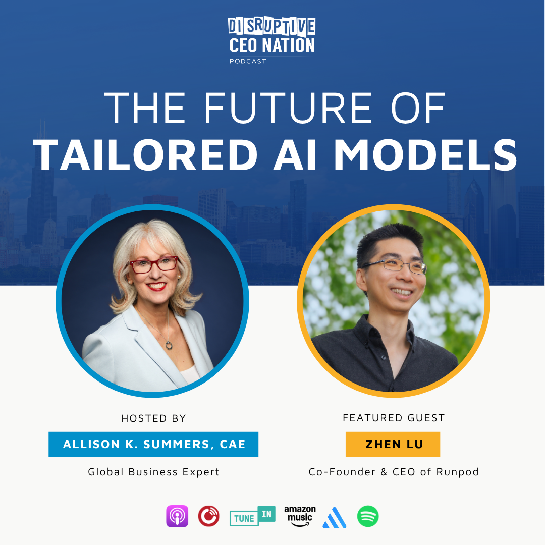 Ep 339 The Future of Tailored AI Models with Zhen Lu, Co-Founder and CEO of Runpod; San Francisco, CA, USA