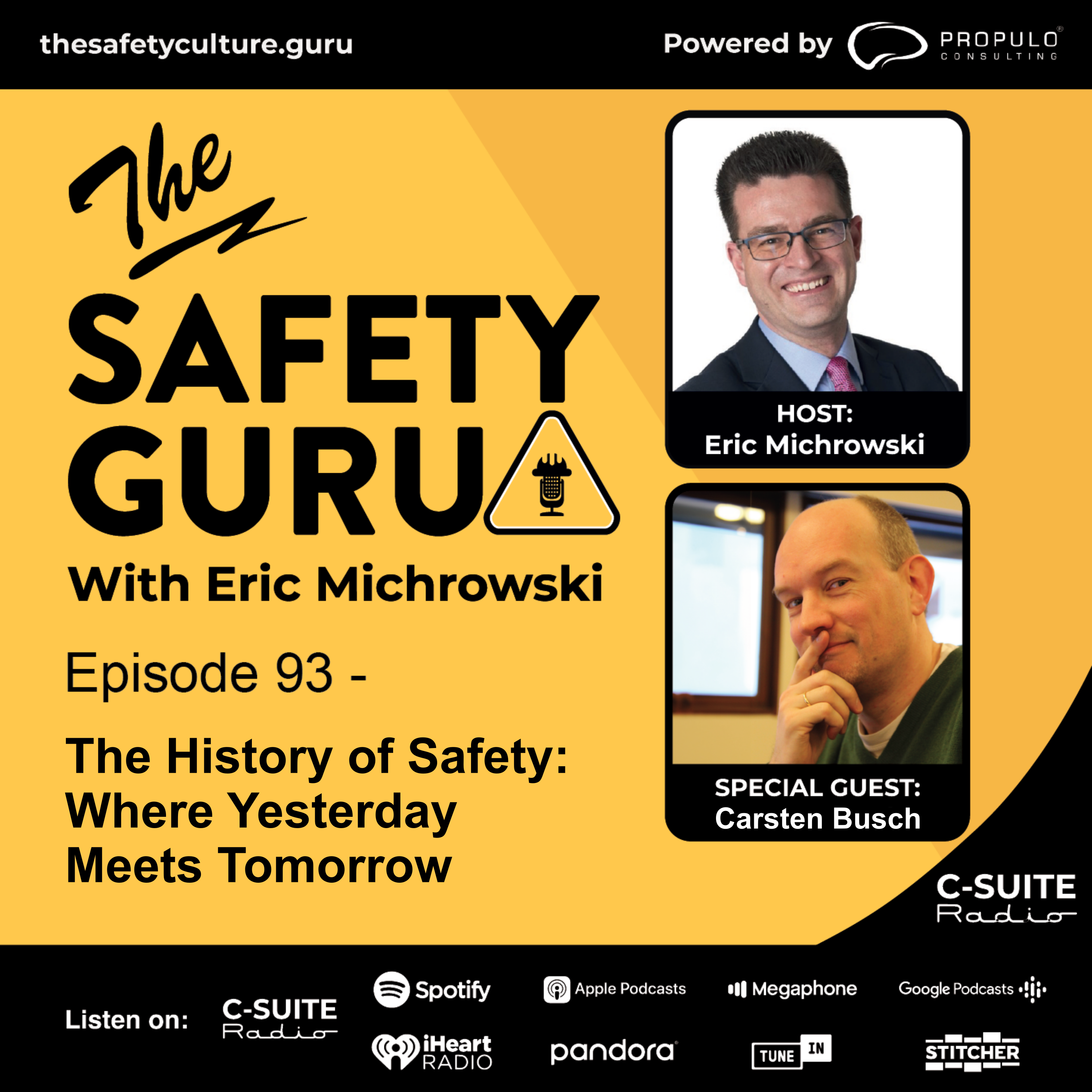 Episode 93 - The History of Safety: Where Yesterday Meets Tomorrow with Carsten Busch episode artwork