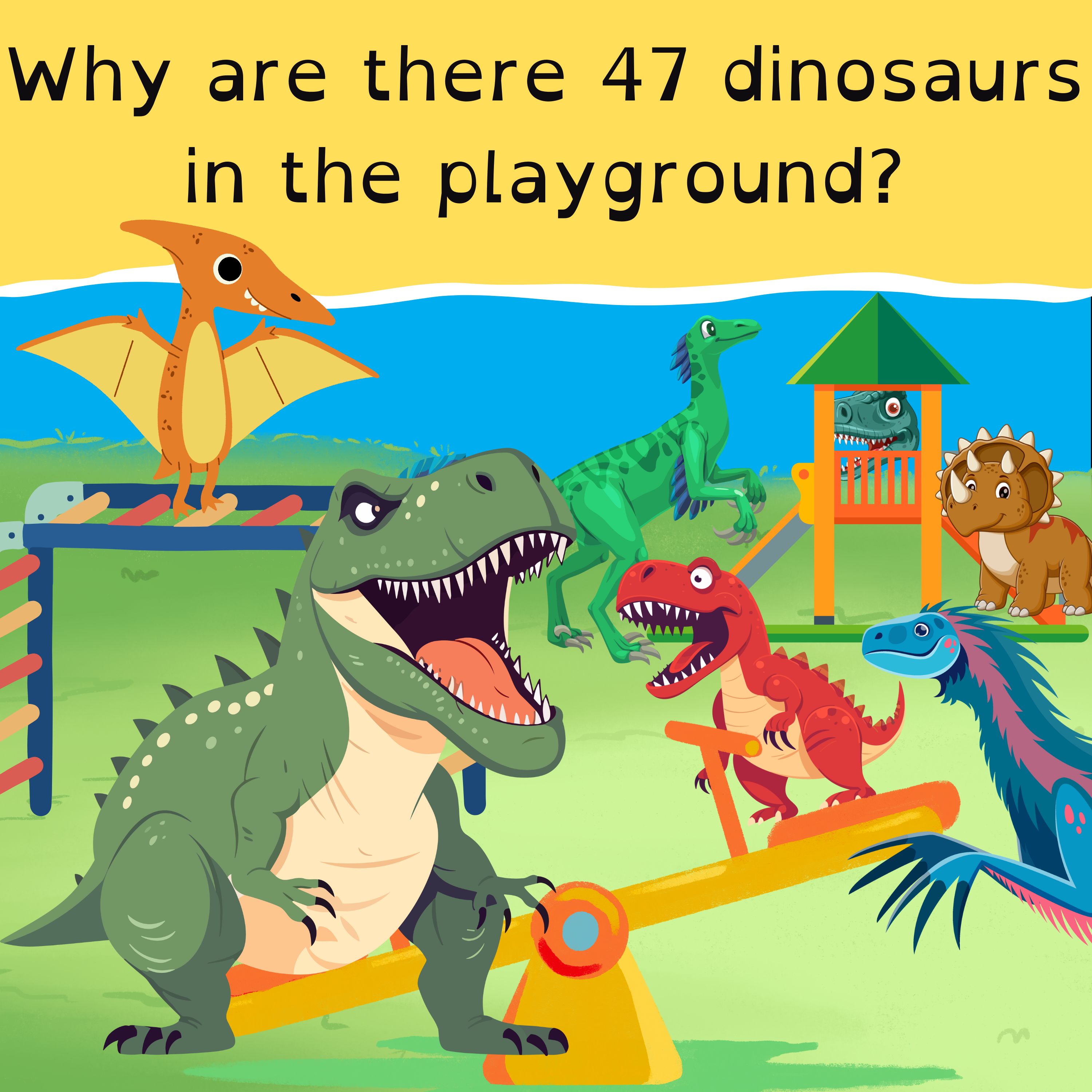 Dino-prints in Aussie playground, and Saturn has all the moons.