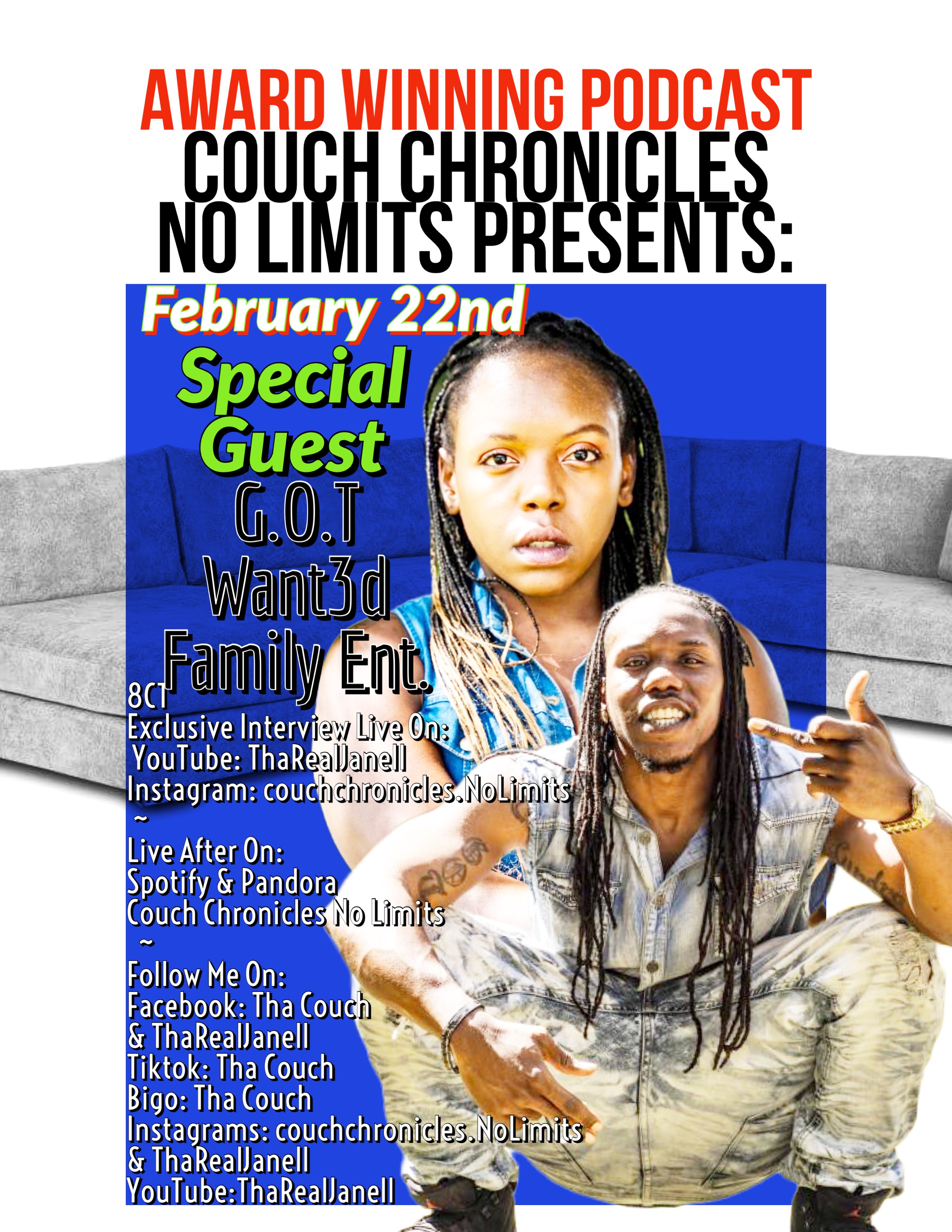 Couch Chronicles No Limits w/ G.O.T. Family Ent. episode artwork