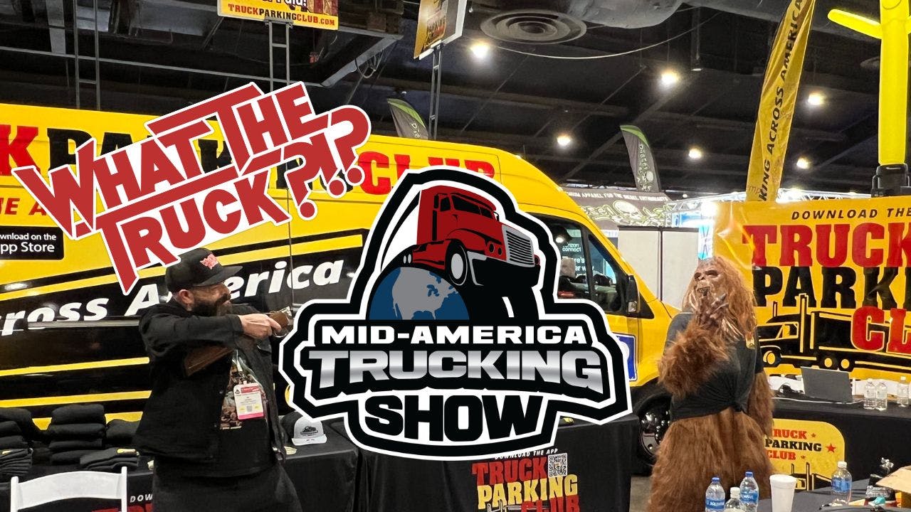 The gang goes to the Mid-America Trucking Show