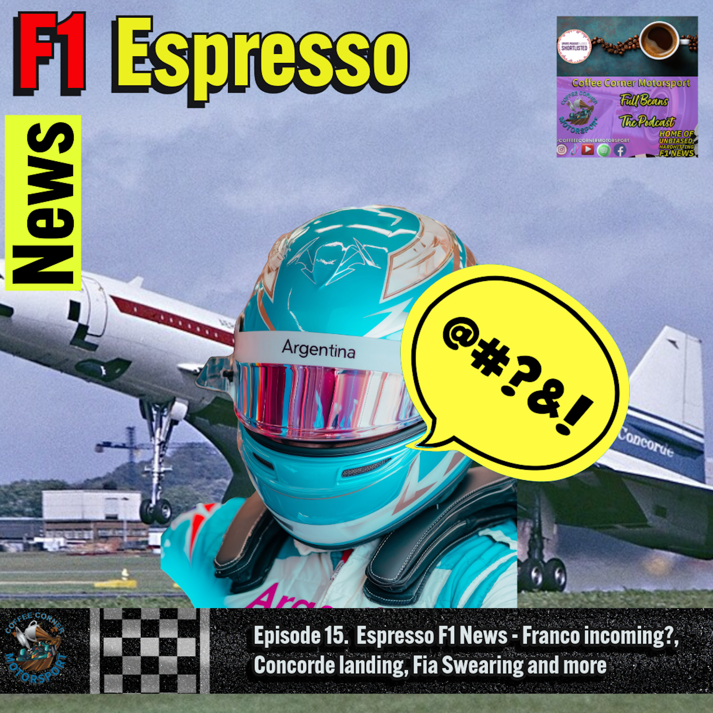 Espresso F1 News - Franco incoming?, Concorde landing, Fia Swearing and more