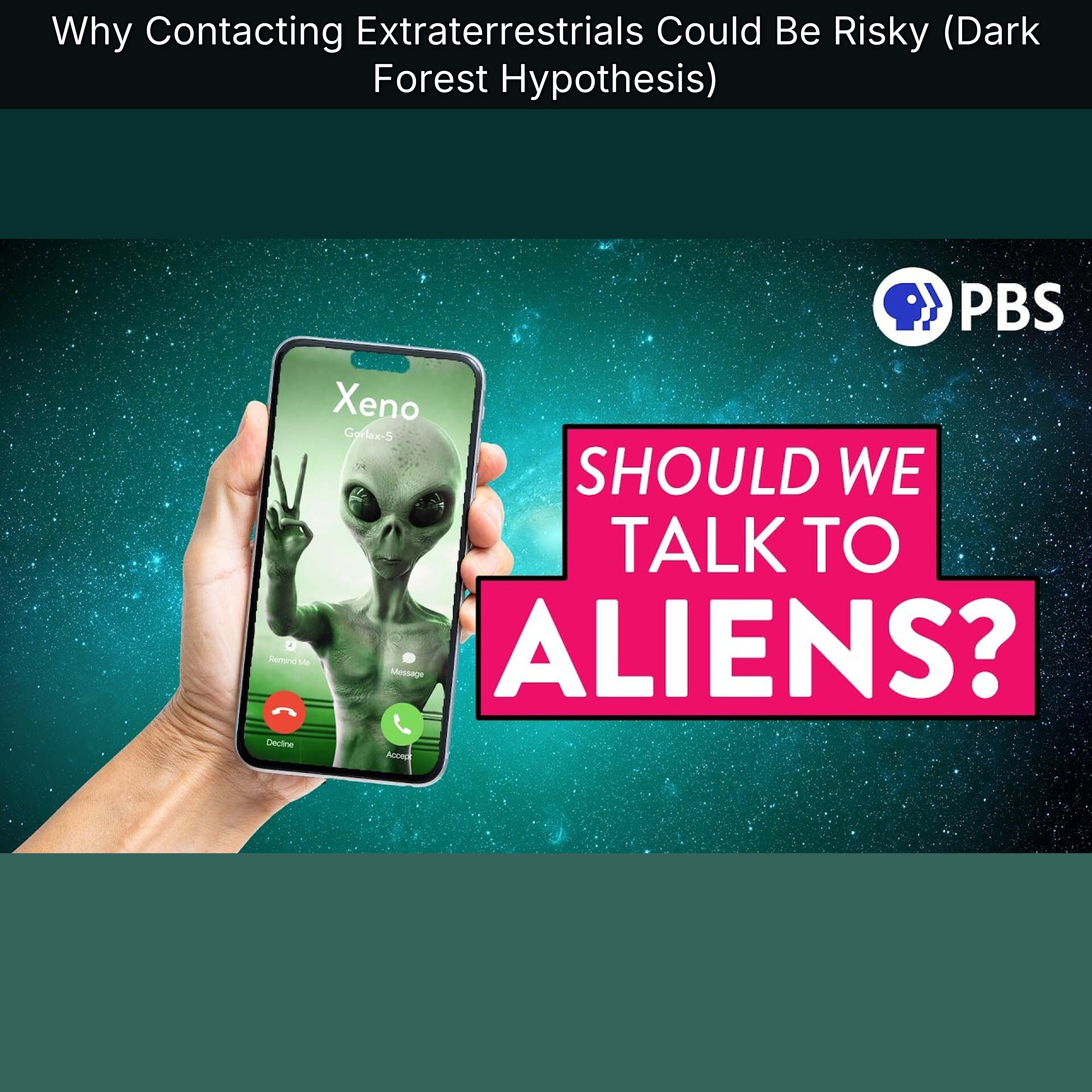 Why Contacting Extraterrestrials Could Be Risky (Dark Forest Hypothesis) episode artwork