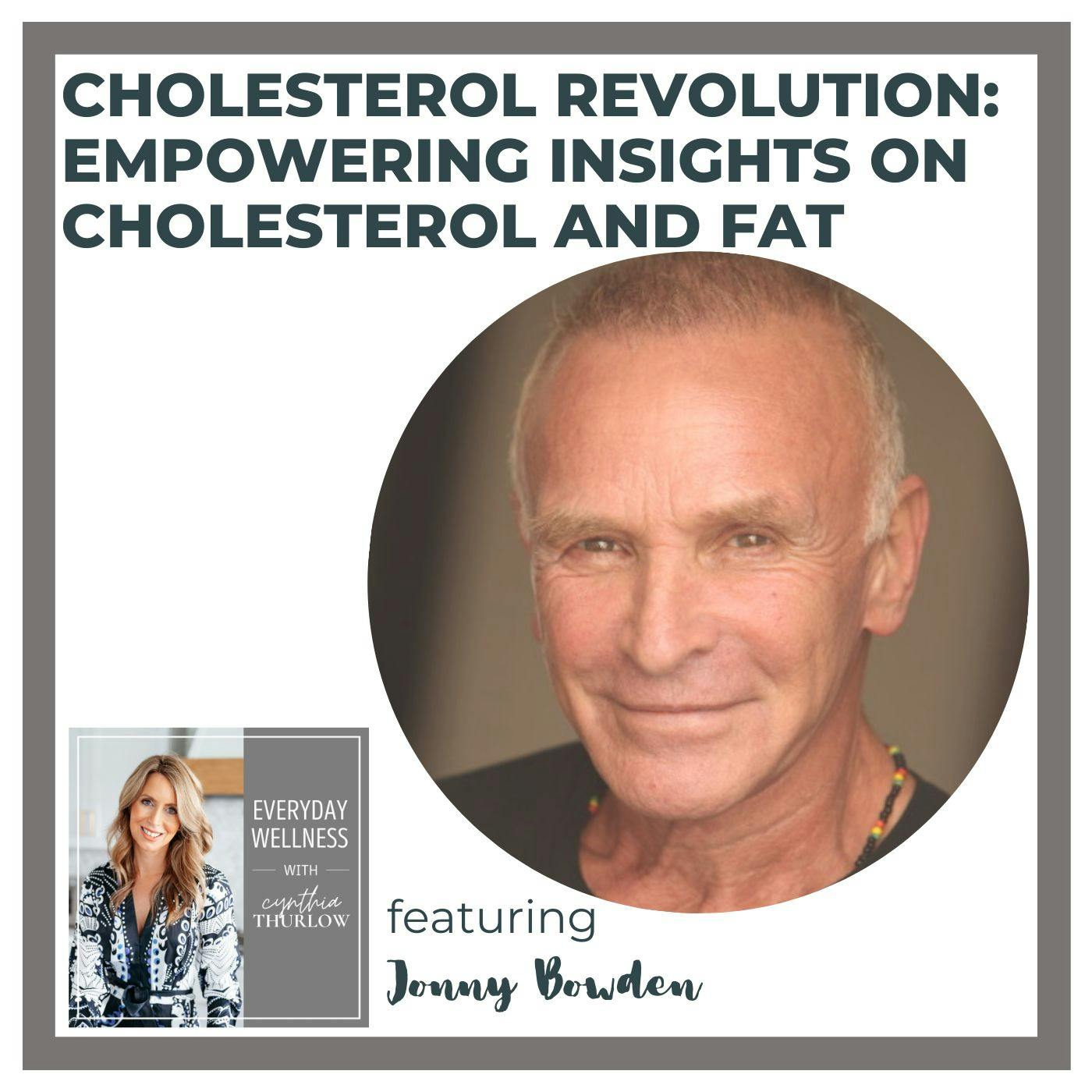 Ep. 319 Cholesterol Revolution: Empowering Insights on Cholesterol and Fat with Jonny Bowden