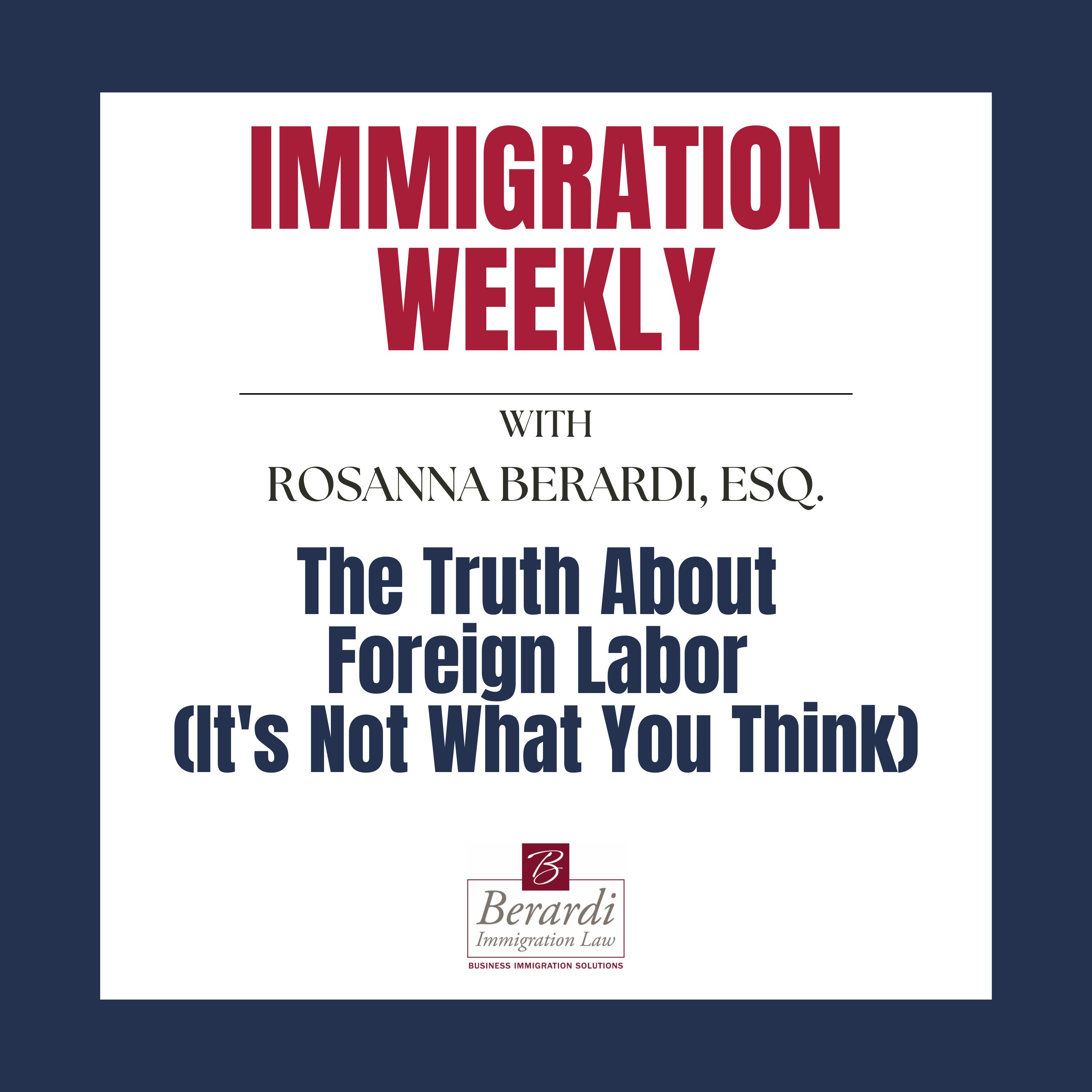 The Truth About Foreign Labor (It's Not What You Think) episode artwork