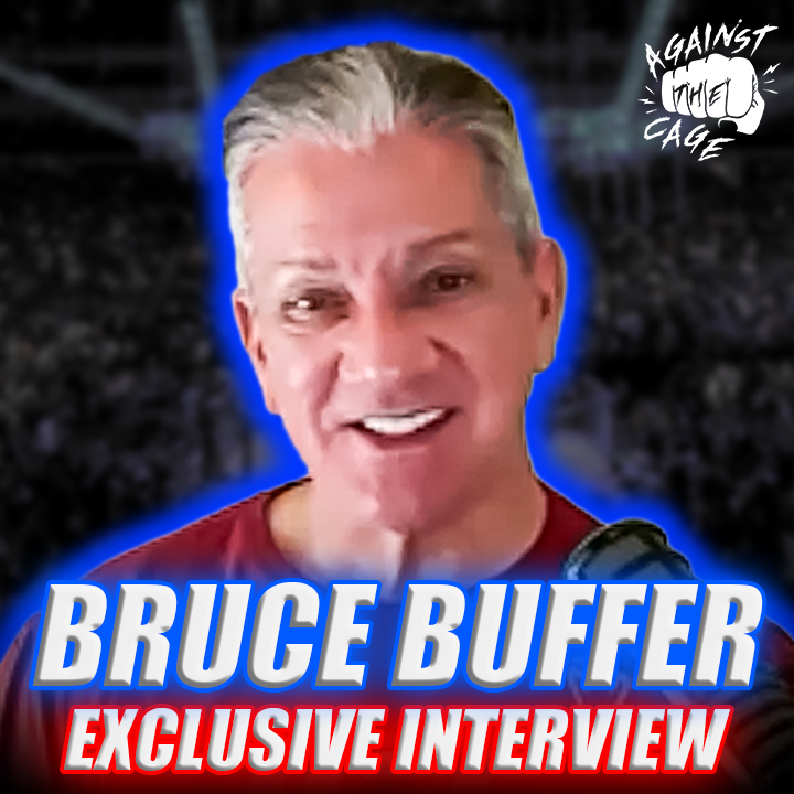 Bruce Buffer reveals it will be "10+ years" before he retires | Against The Cage episode artwork