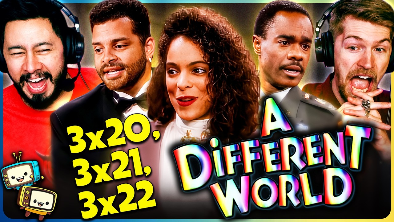 A DIFFERENT WORLD 3x20, 3x21, & 3x22 Reaction! | Jasmine Guy, Kadeem Hardison, w/ Jaby Koay episode artwork
