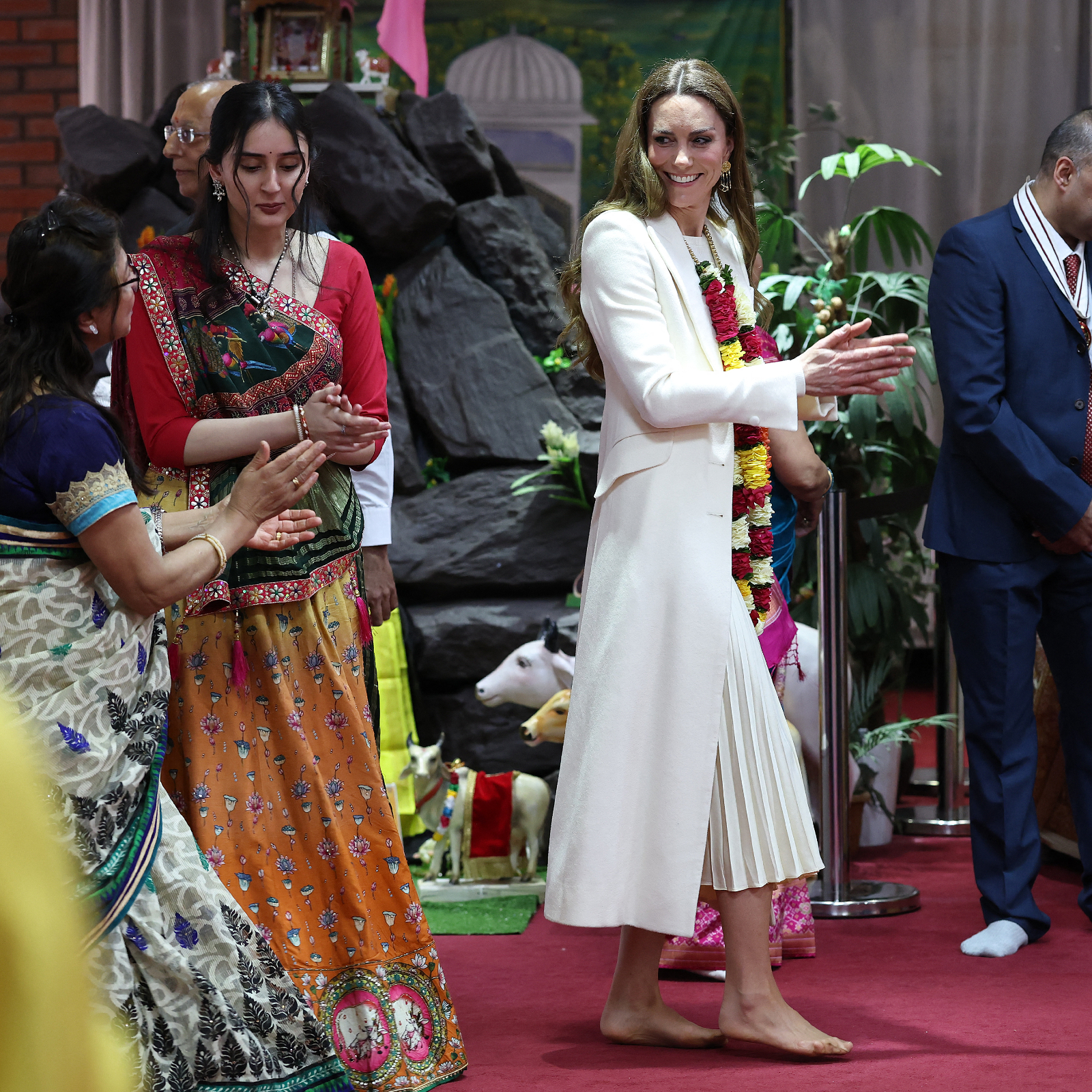 A Taste of India... and Cornwall: pasties and dancing with William and Catherine