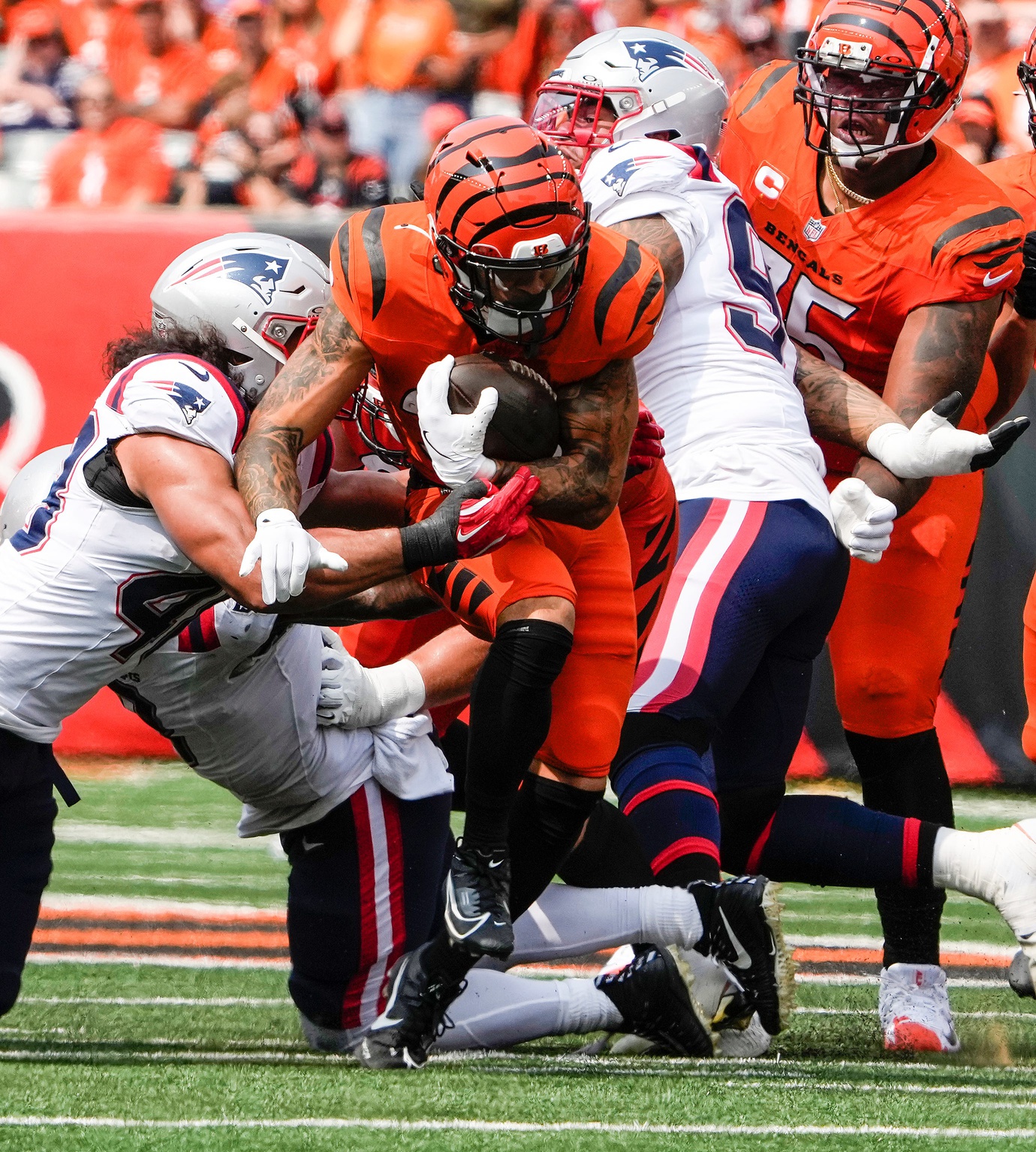 Bedard on Patriots' upset of Bengals with 98.5 The SportsHub's Patriots Postgame Show