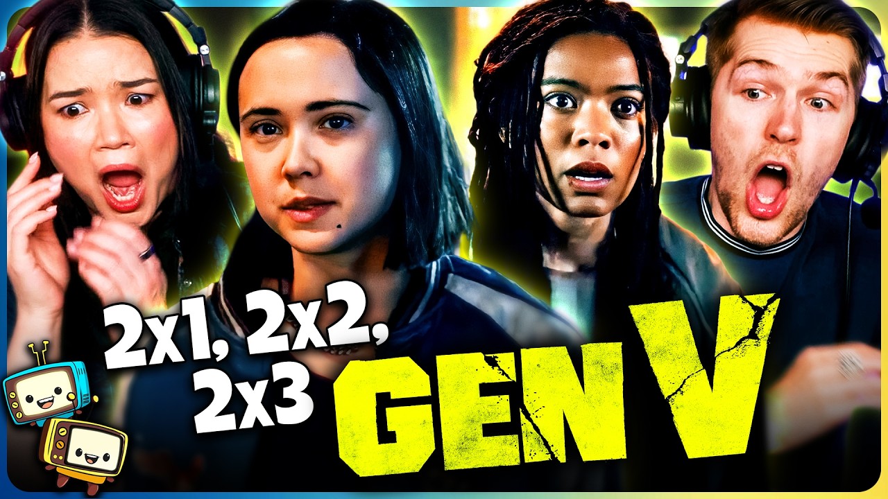 GEN V 2x1, 2x2 & 2x3 REACTION! | The Boys | Review episode artwork
