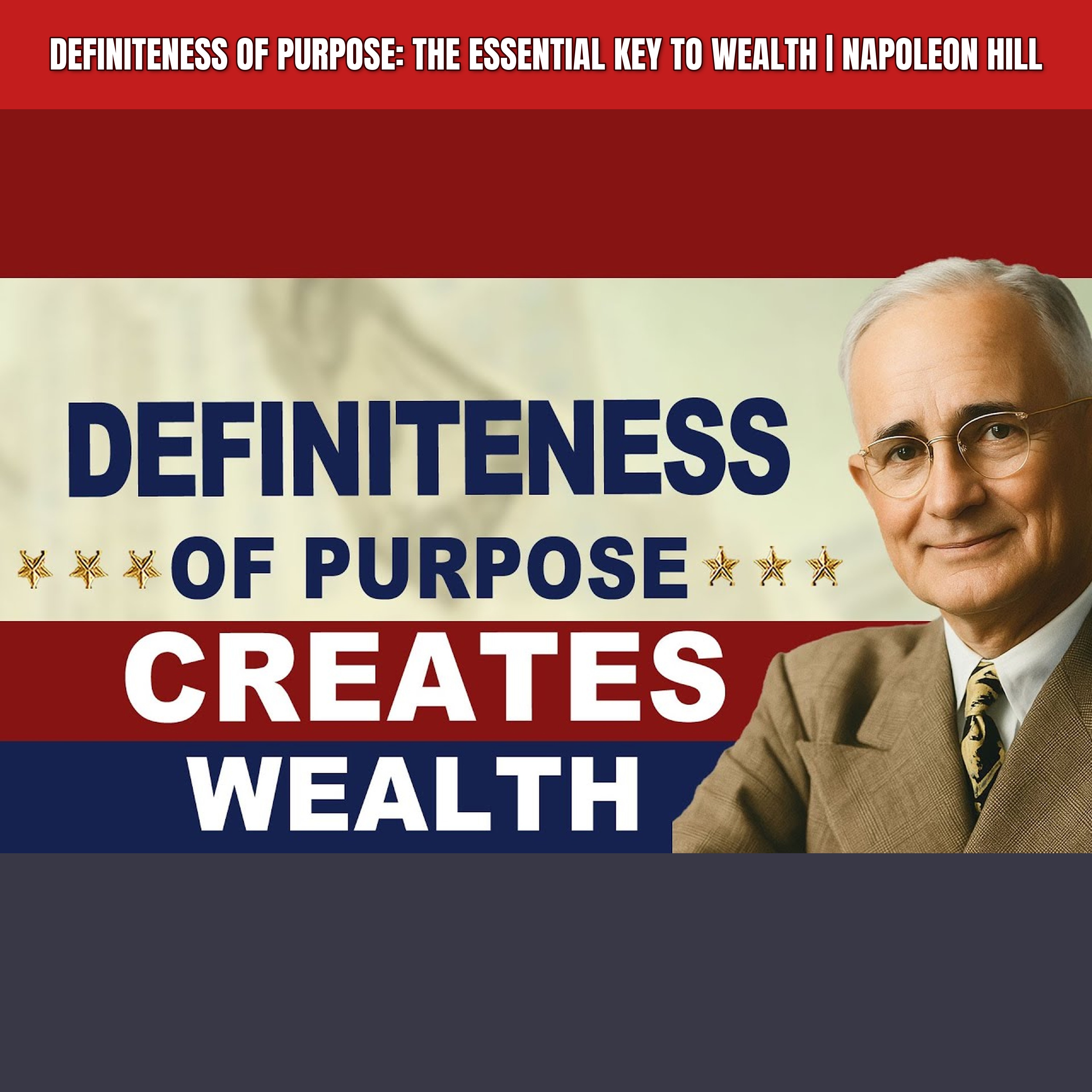 Definiteness of Purpose: The Essential Key to Wealth | Napoleon Hill episode artwork