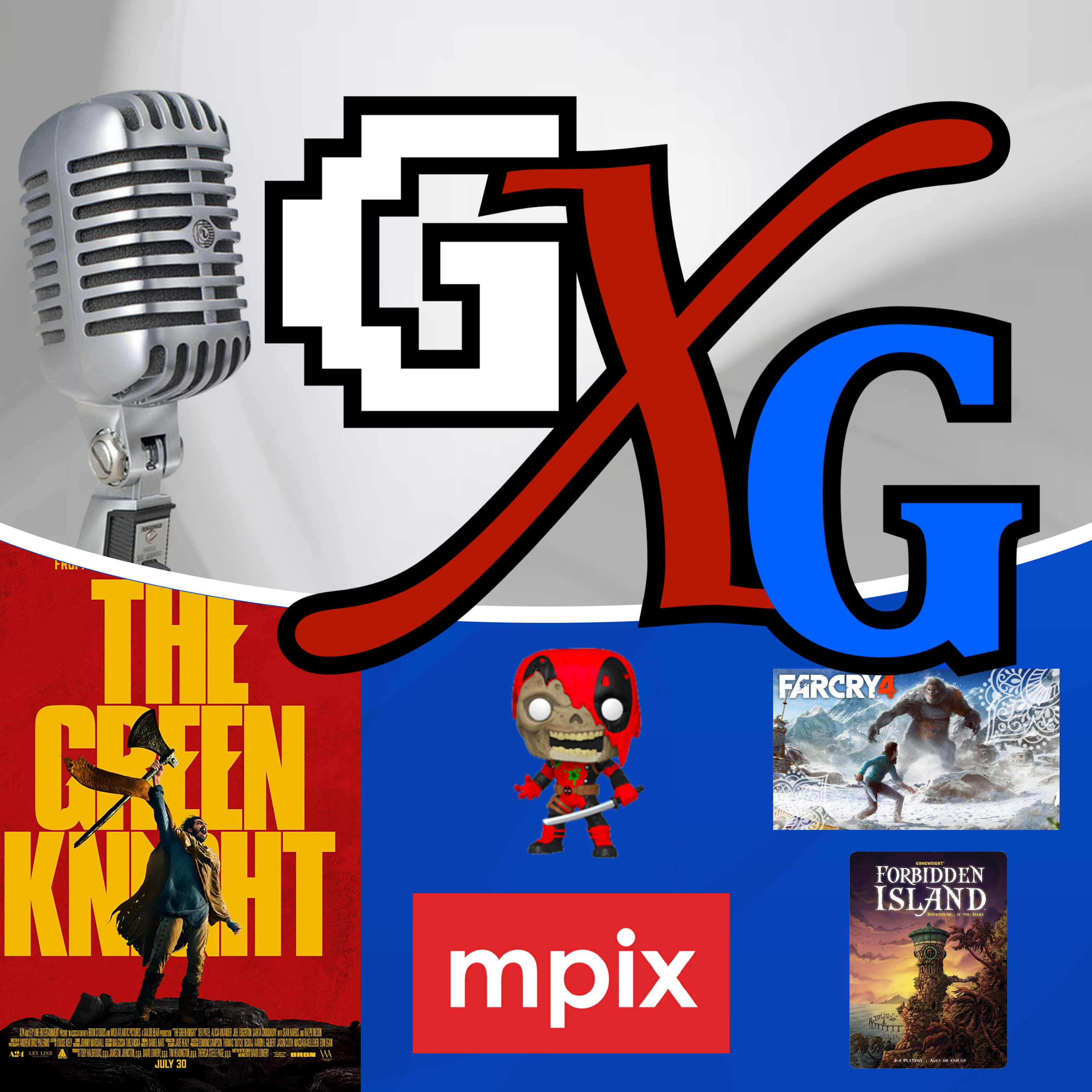 The Green Knight, Mpix Photo Lab, & Forbidden Island episode artwork