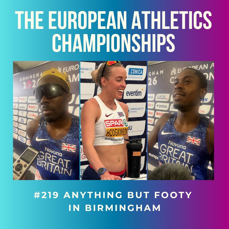 #219 European Athletics Championships Day 2 episode artwork