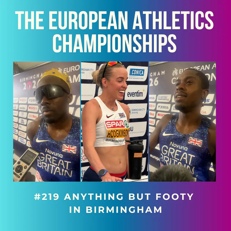 #219 European Athletics Championships Day 2 episode artwork