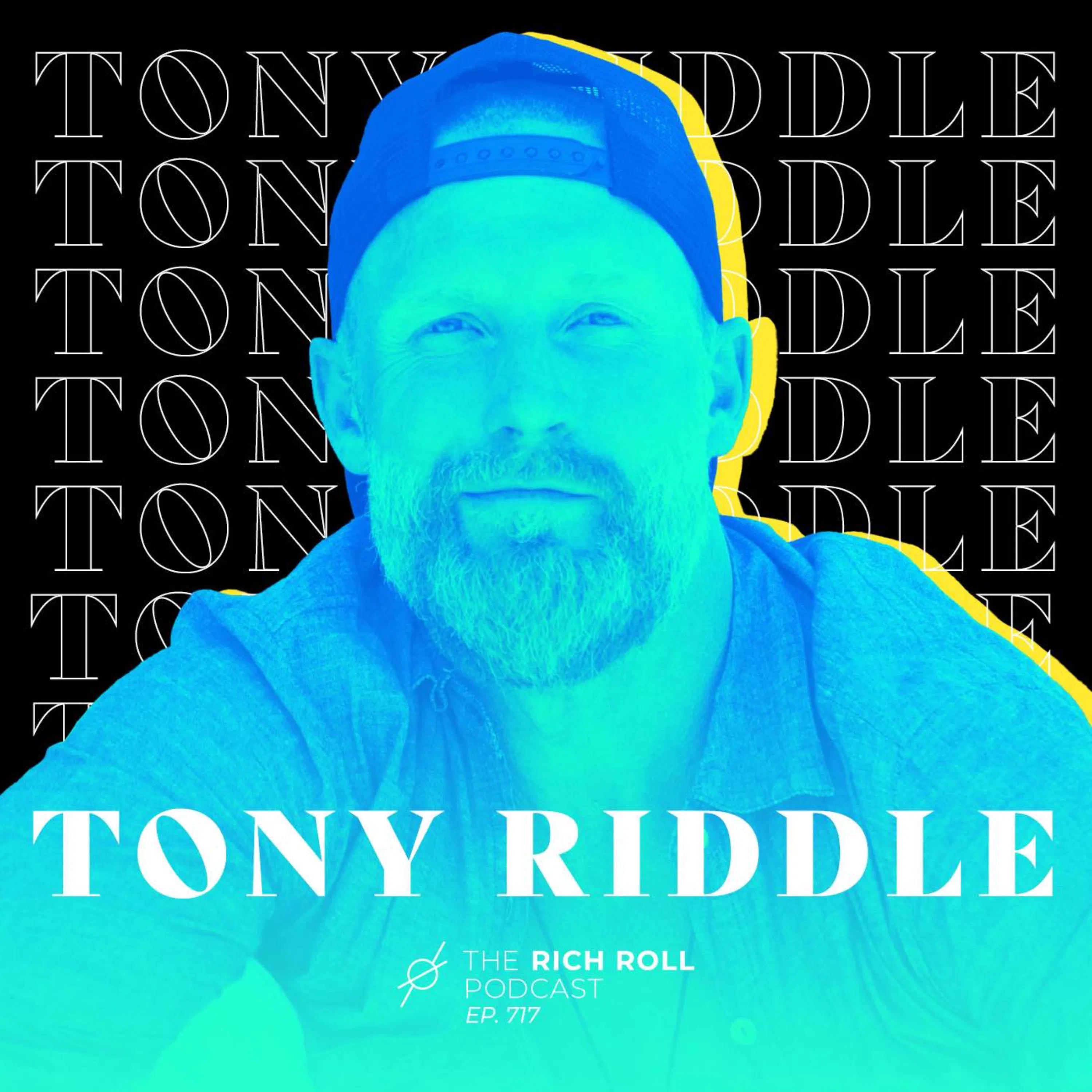 Cover art for the episode "Tony Riddle's Natural Lifestyle Philosophy For Optimum Health, Happiness & Vitality" from The Rich Roll Podcast