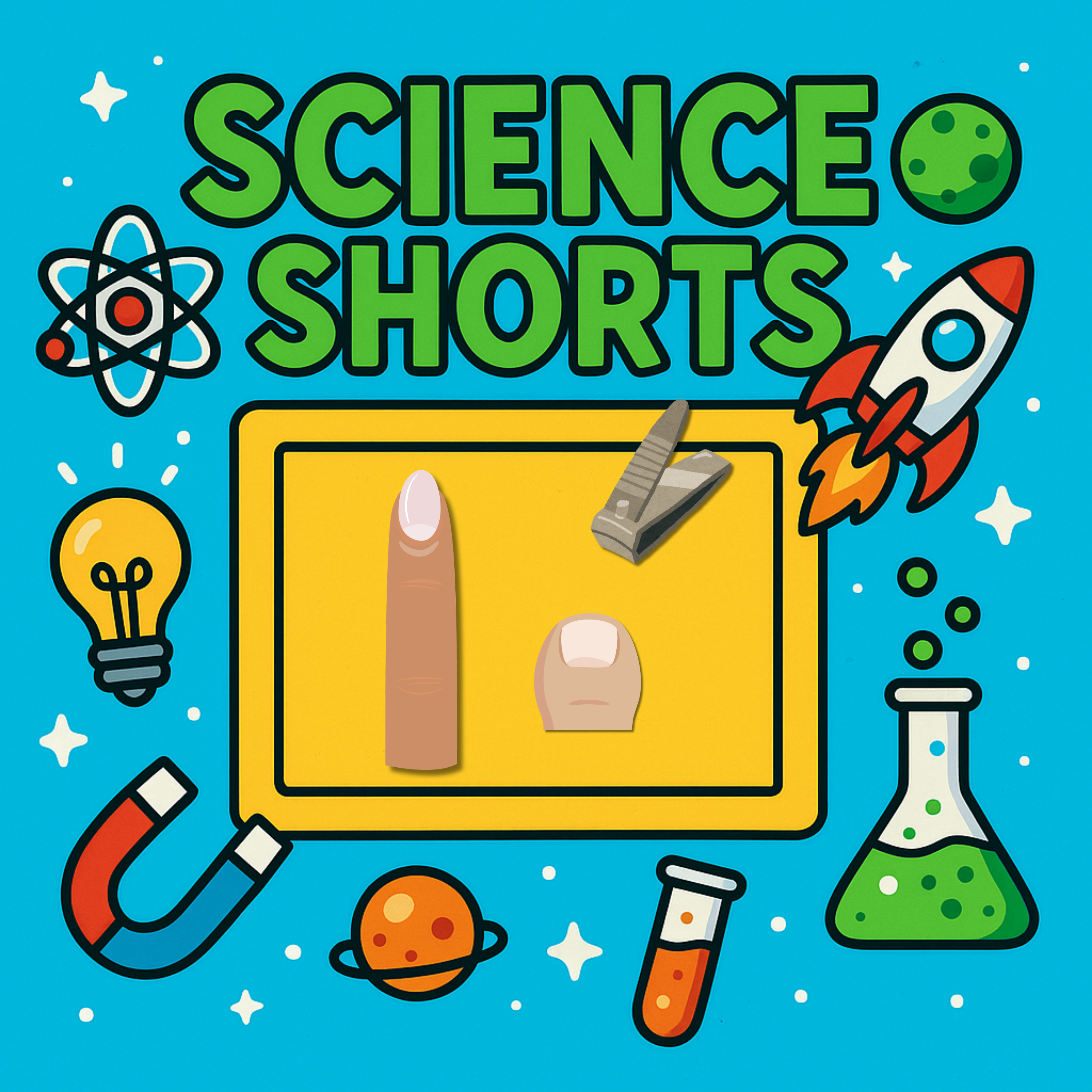 Why do fingernails grow faster than toenails? Science Short episode artwork