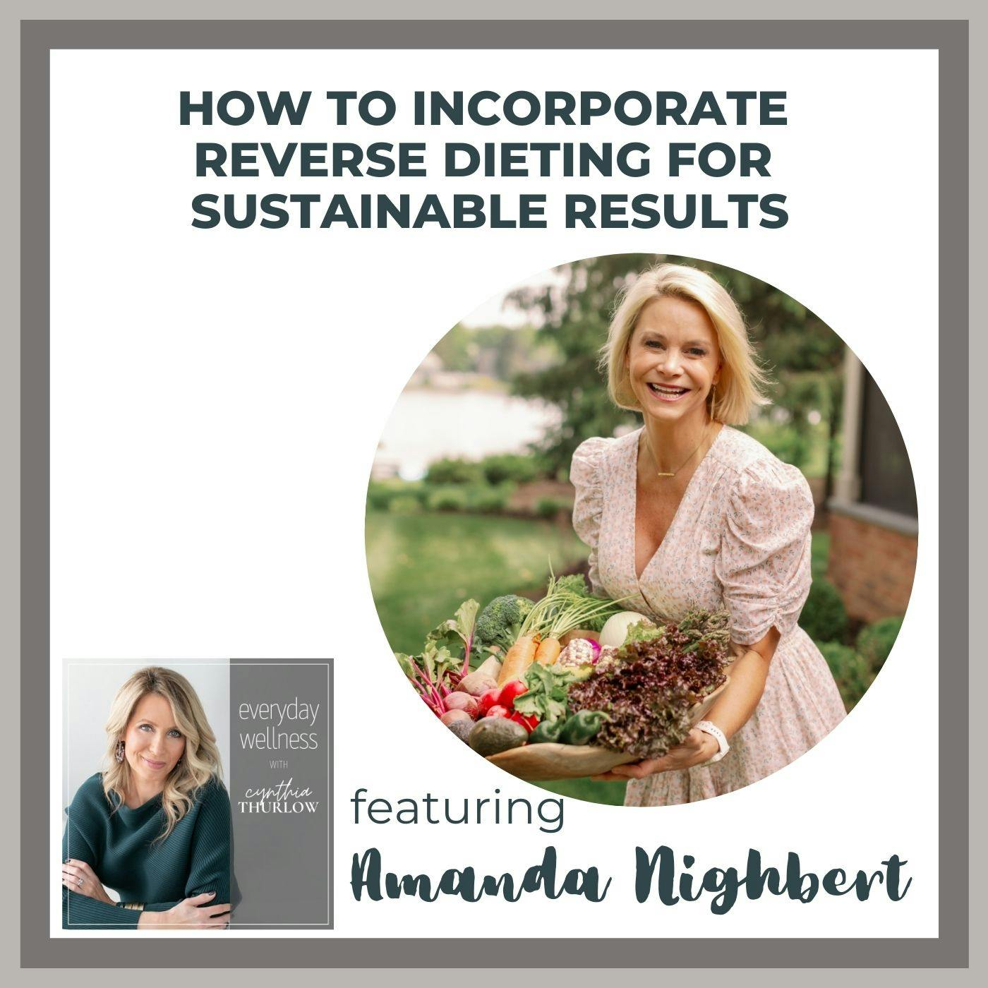 Bonus Episode 195 How to Incorporate Reverse Dieting for Sustainable Results