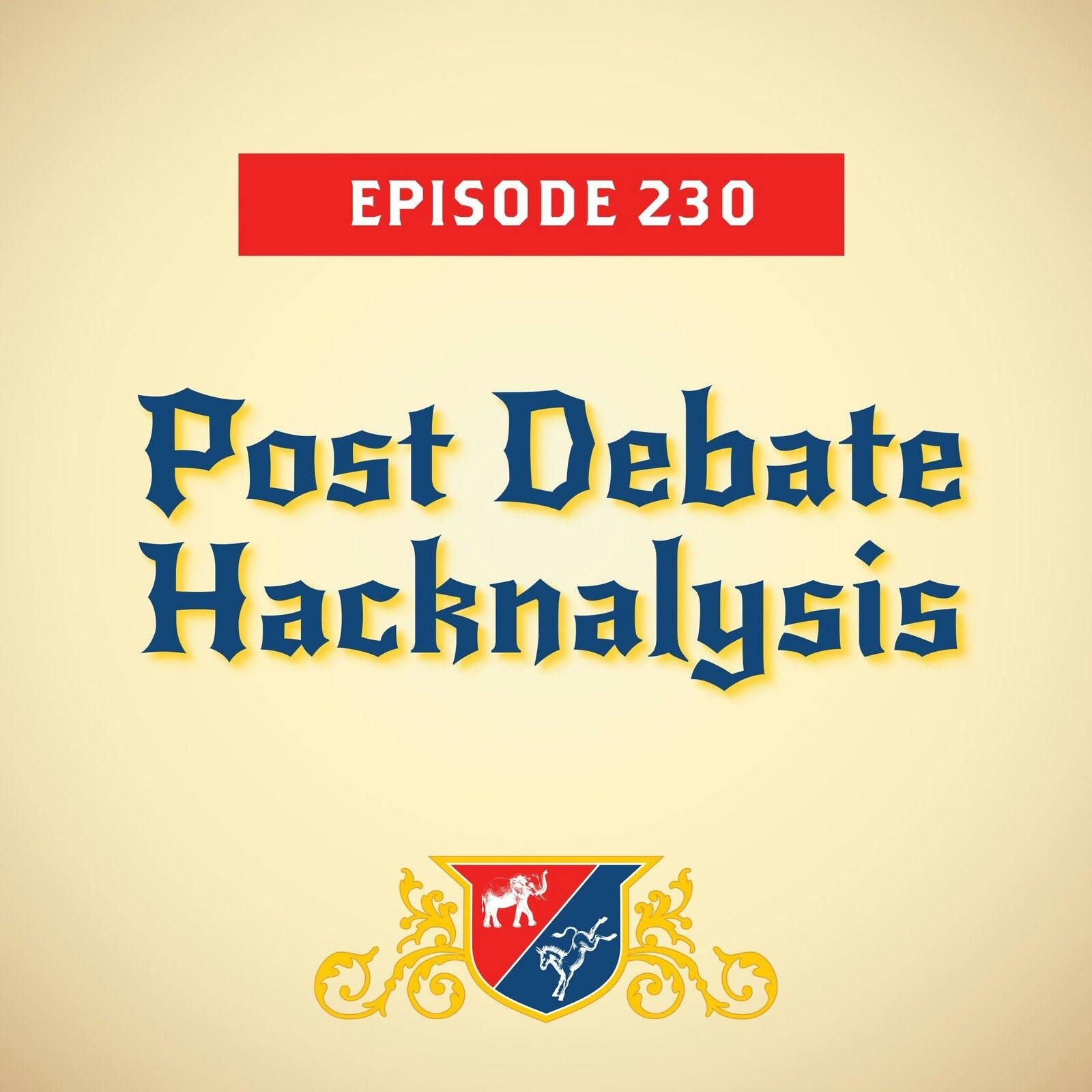 Post Debate Hacknalysis Post Debate Hacknalysis