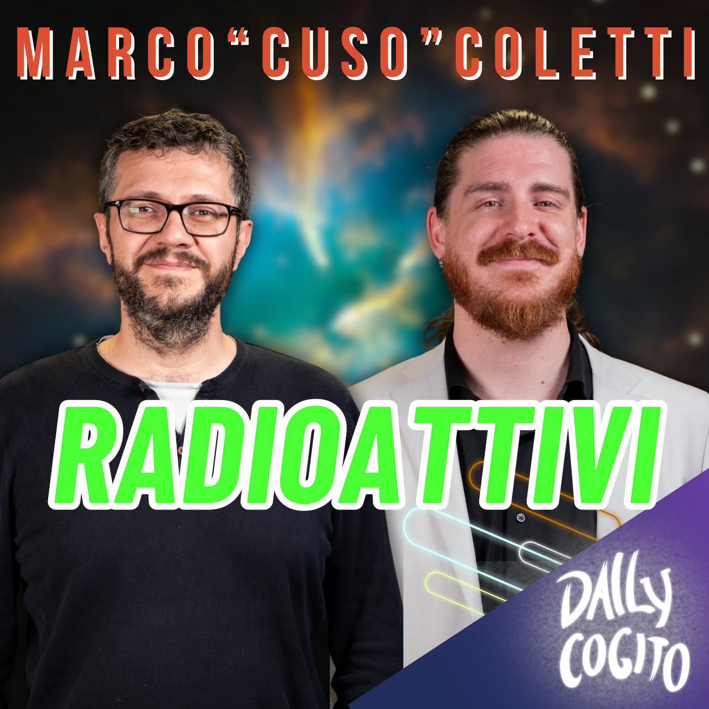 Persone RADIOATTIVE ai Cogito Studios: Fisica, Divulgazione e Scienza - con il Cuso