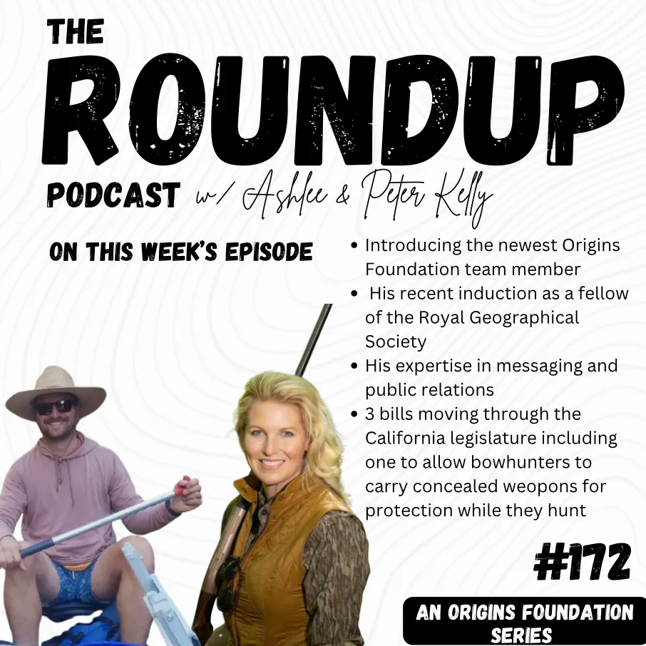 Roundup with Ashlee Smith and new Origins team member Peter Kelly — The Origins Foundation Podcast cover