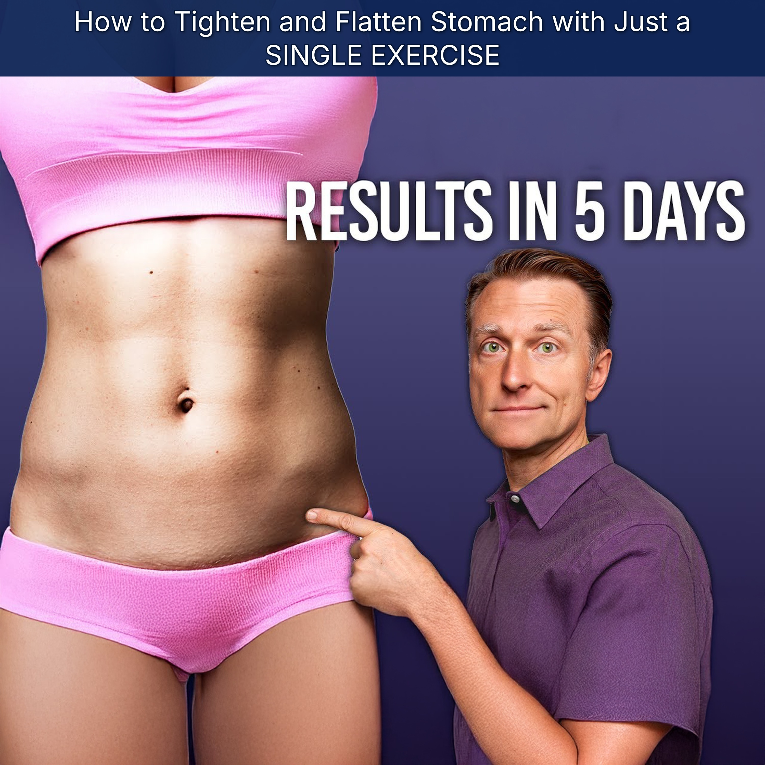How to Tighten and Flatten Stomach with Just a SINGLE EXERCISE