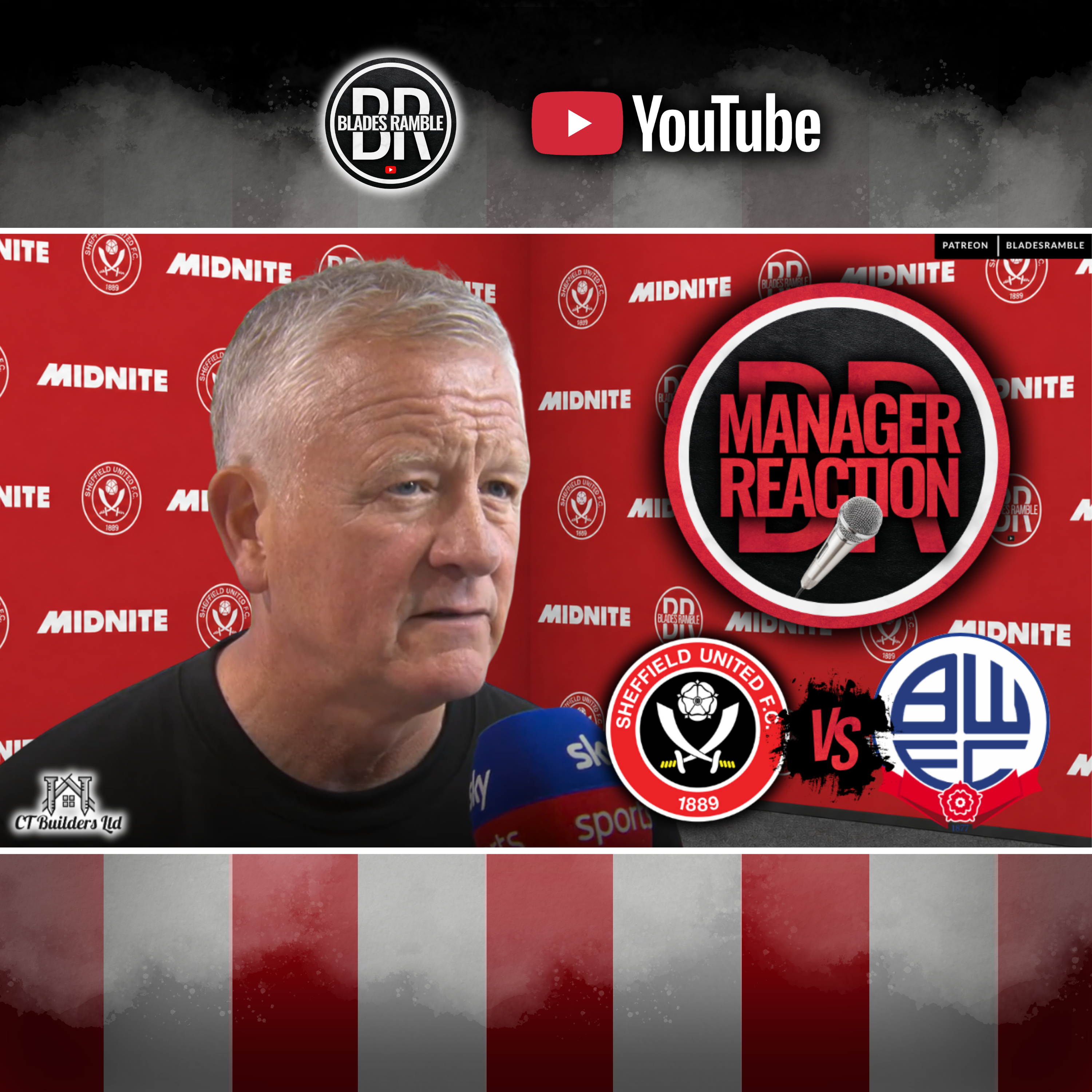 🗣️⚔️ LAST-MINUTE LIMBS! Blades Fight Back to Beat Bolton 3-2 | MANAGER REACTION ⚔️🗣️