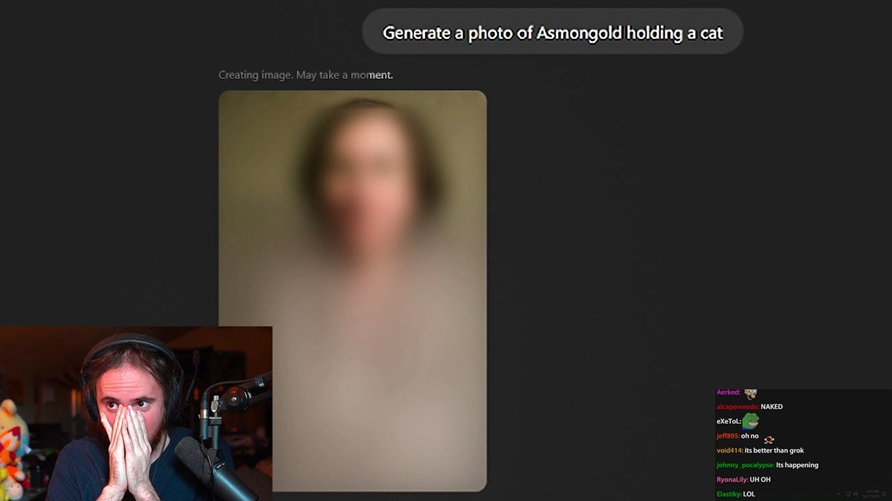 I asked ChatGPT to generate myself.. | Asmongold TV