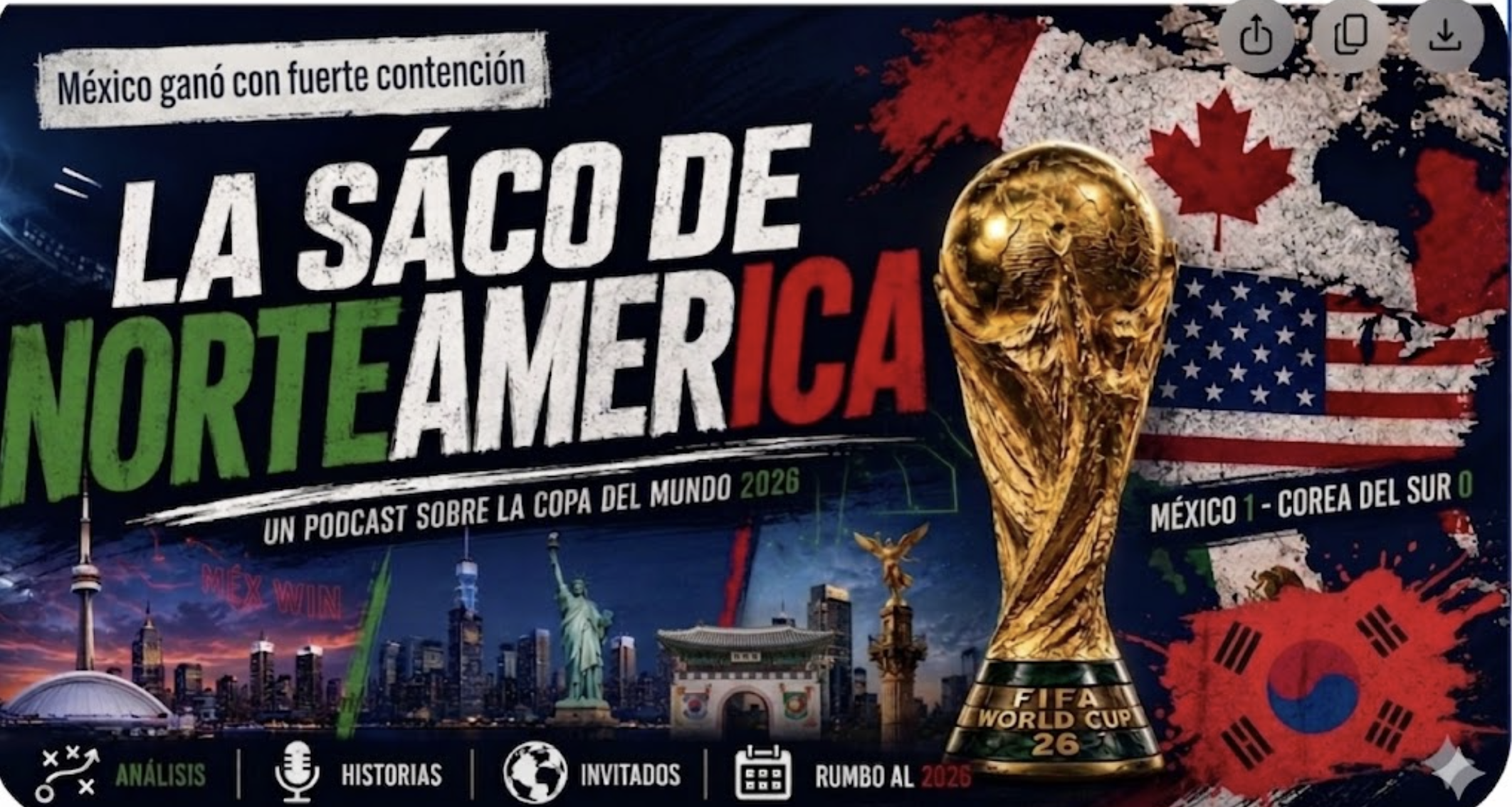 México 🇲🇽 gana con fuerte contención ⚽️ episode artwork