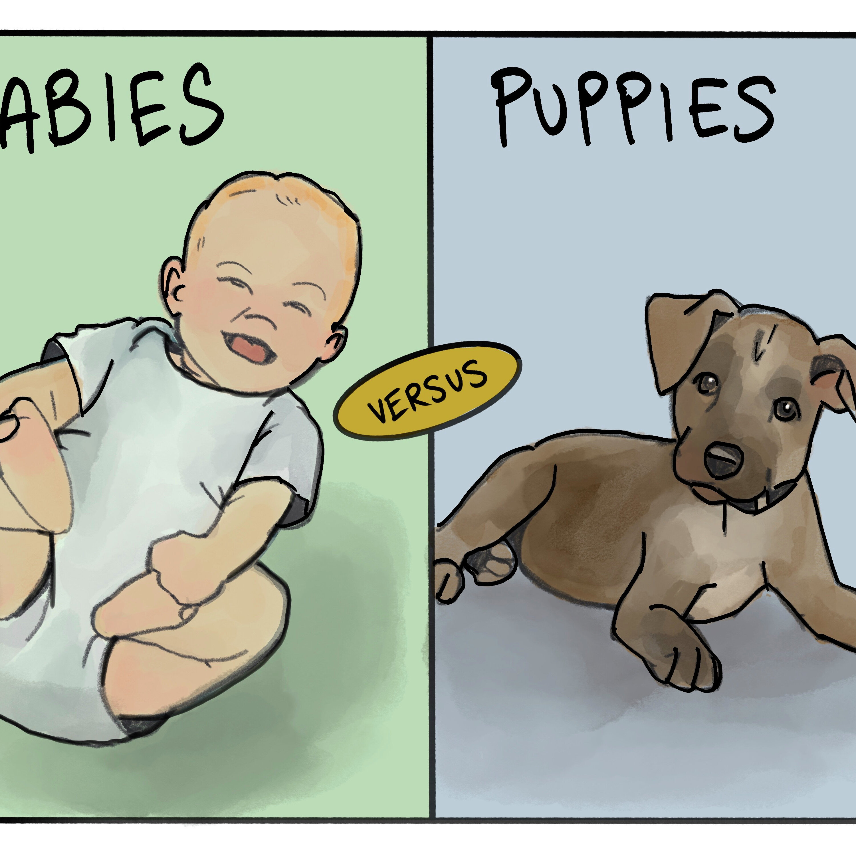 Babies vs. Puppies
