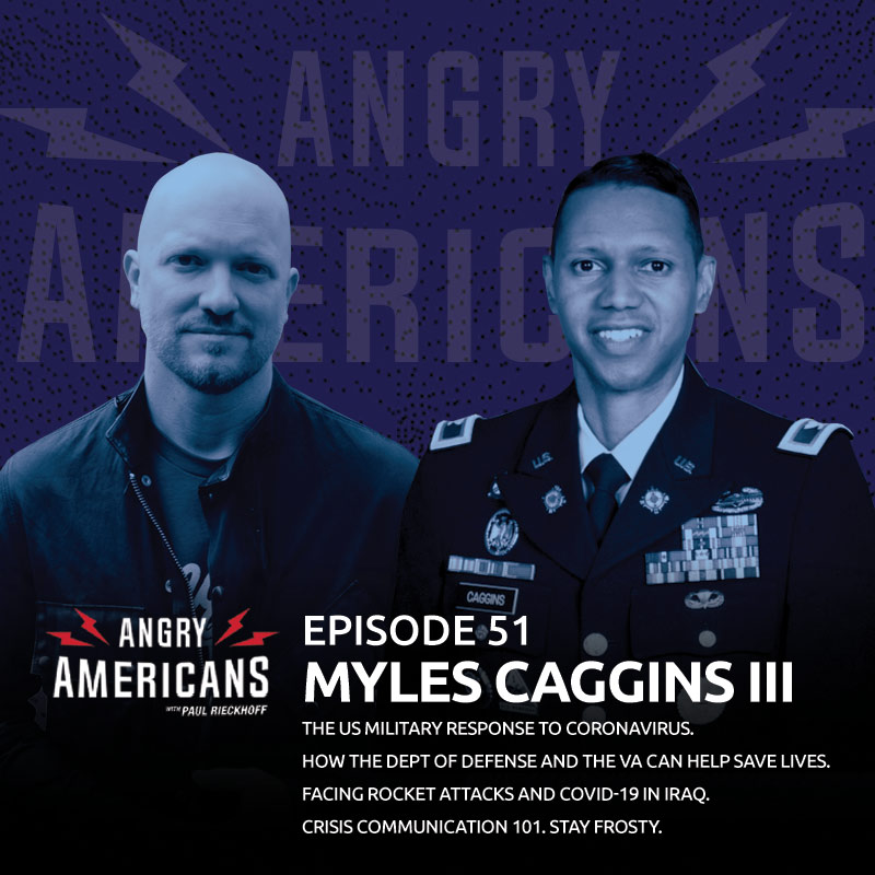 Colonel Myles B. Caggins III. The US Military Response to Coronavirus. How the Dept of Defense And Dept of Veterans Affairs Can Help Save Lives. Facing Rocket Attacks and COVID-19 in Iraq. Crisis Communication 101. Stay Frosty.