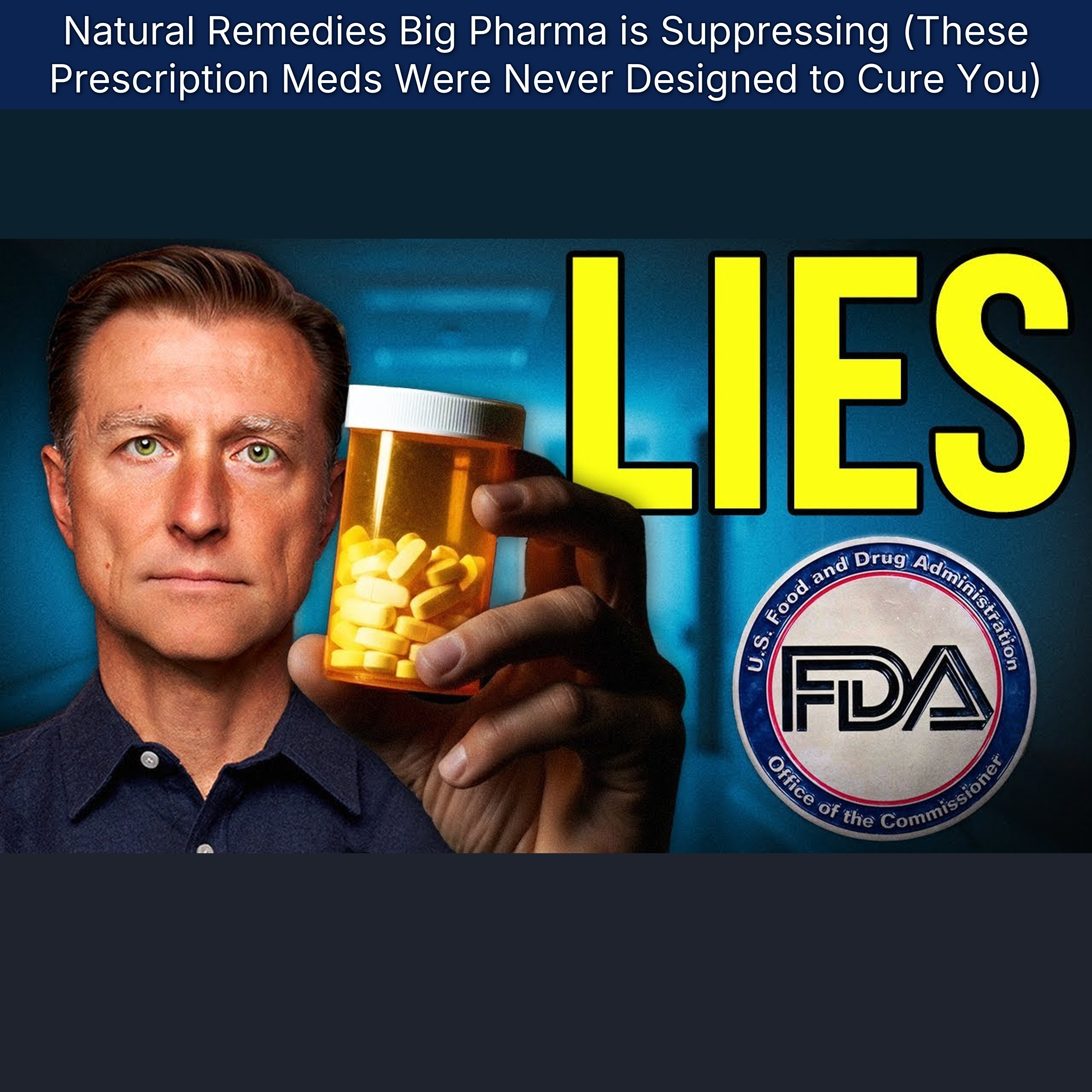 Natural Remedies Big Pharma is Suppressing (These Prescription Meds Were Never Designed to Cure You)