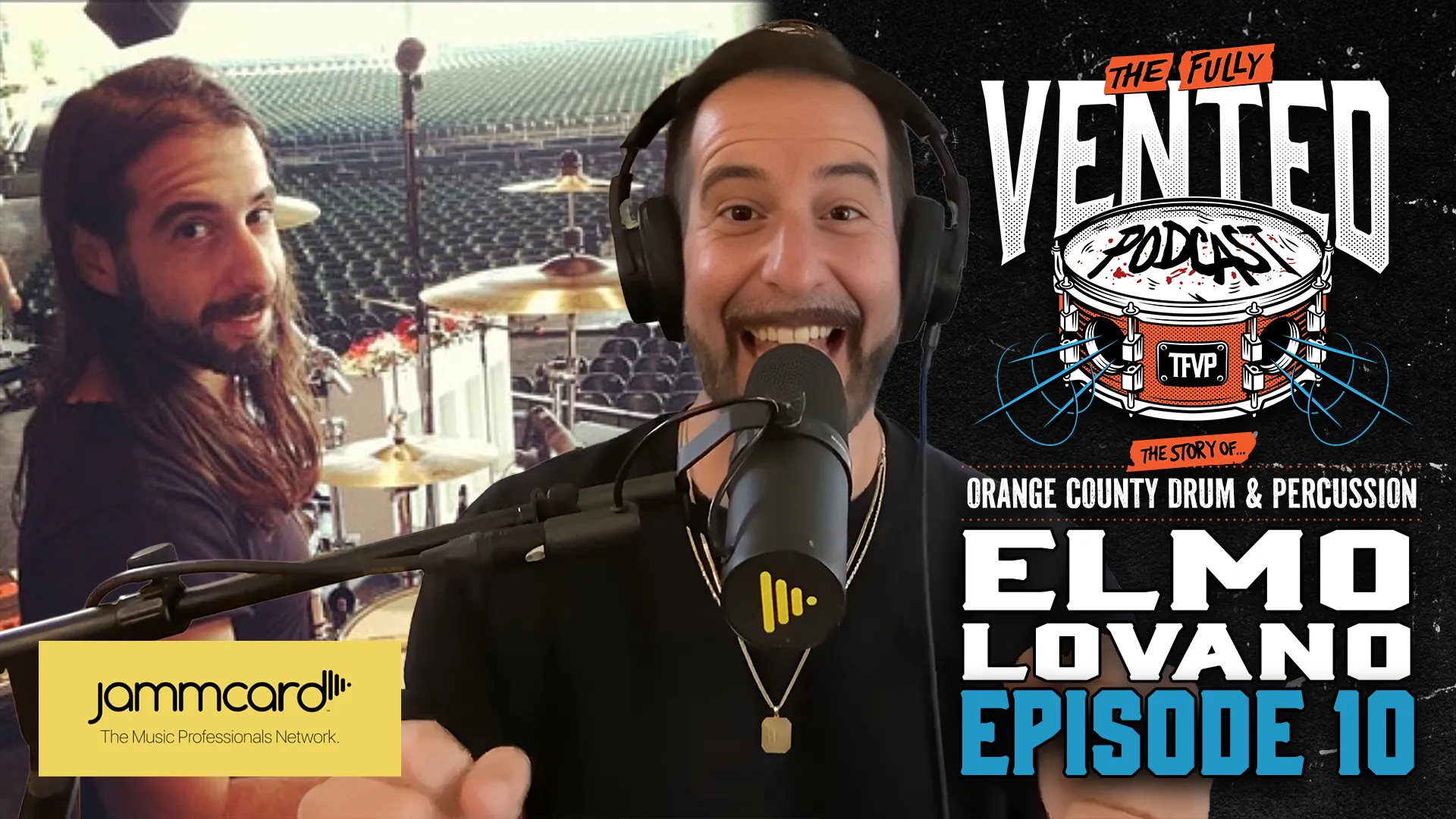 Drummer Elmo Lovano on the custom drum heyday, Warped Tour, and starting Jammcard | Ep. 10 episode artwork
