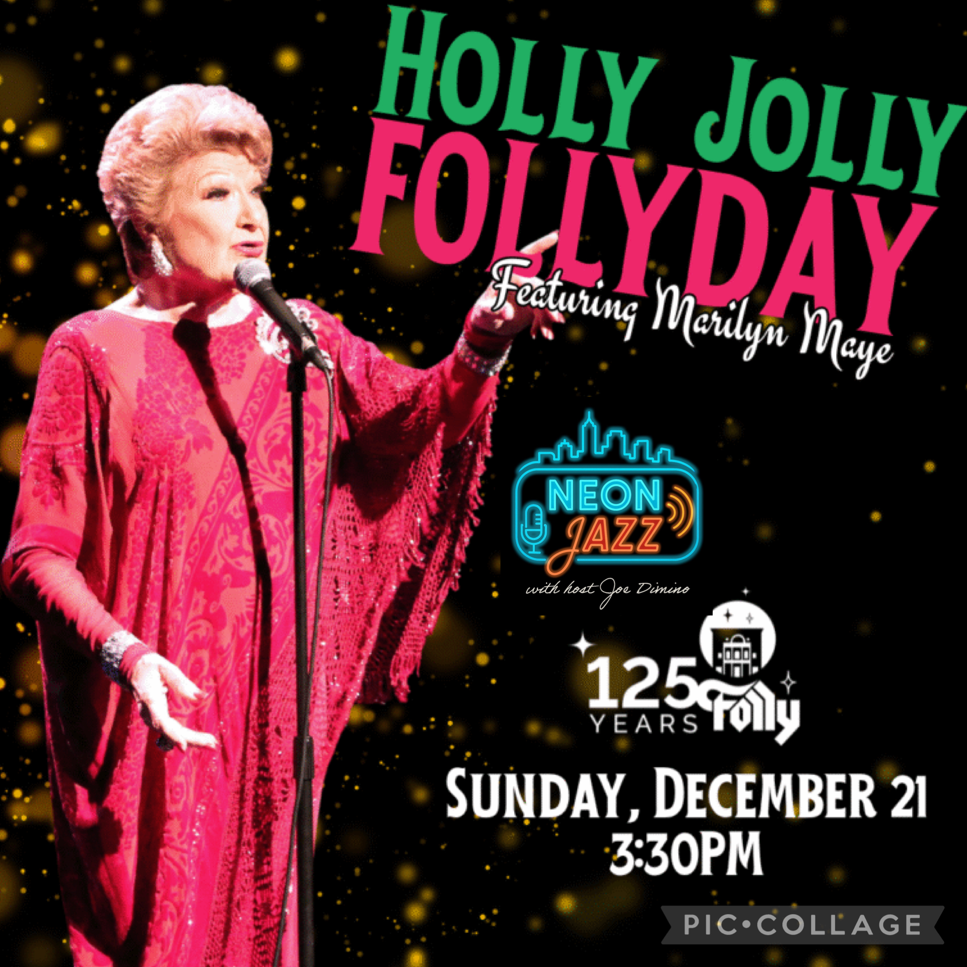 Legendary Marilyn Maye on The Holly Jolly Follyday at The Folly on 12.21.25