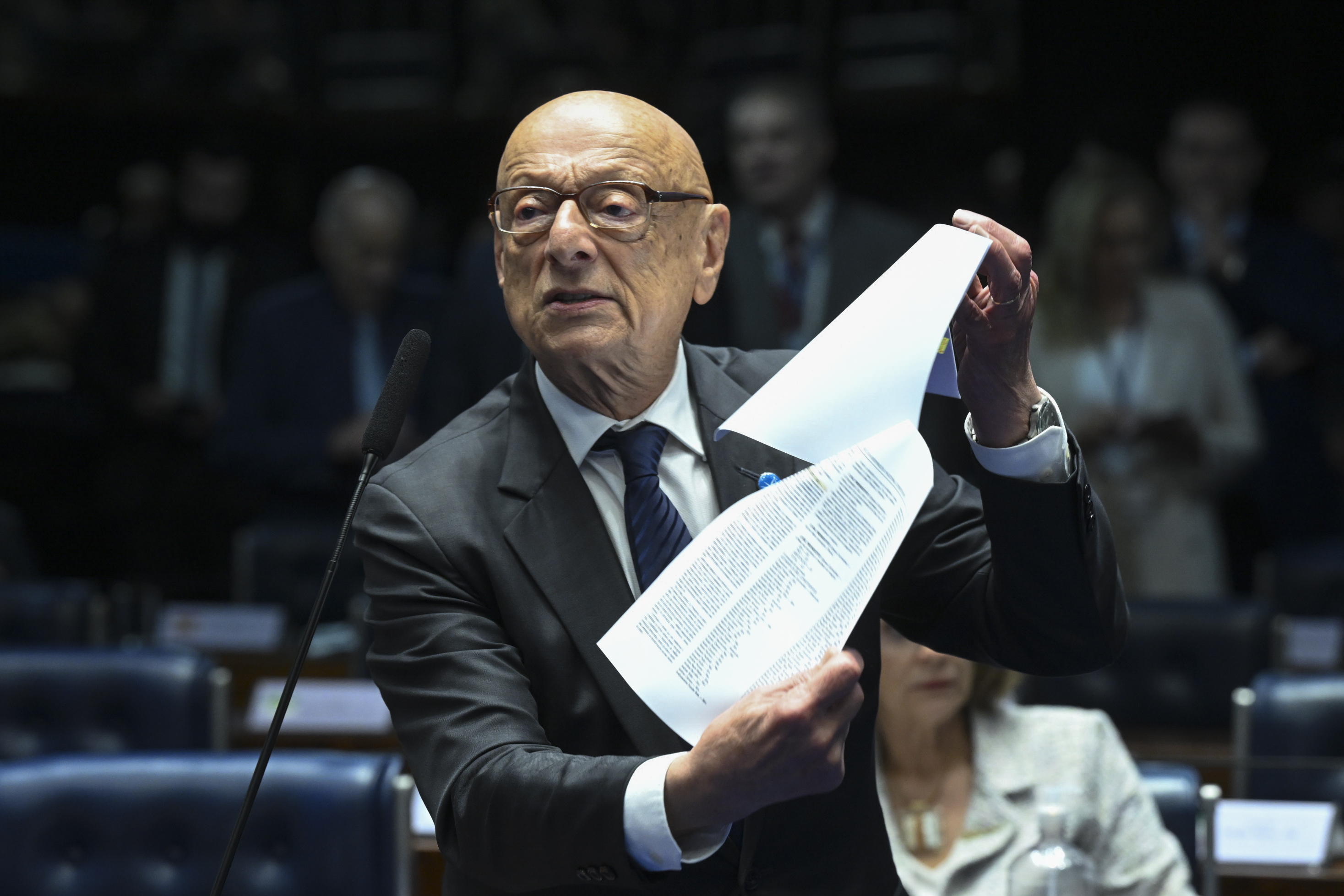 Esperidião Amin será o relator do PL da Dosimetria na CCJ do Senado