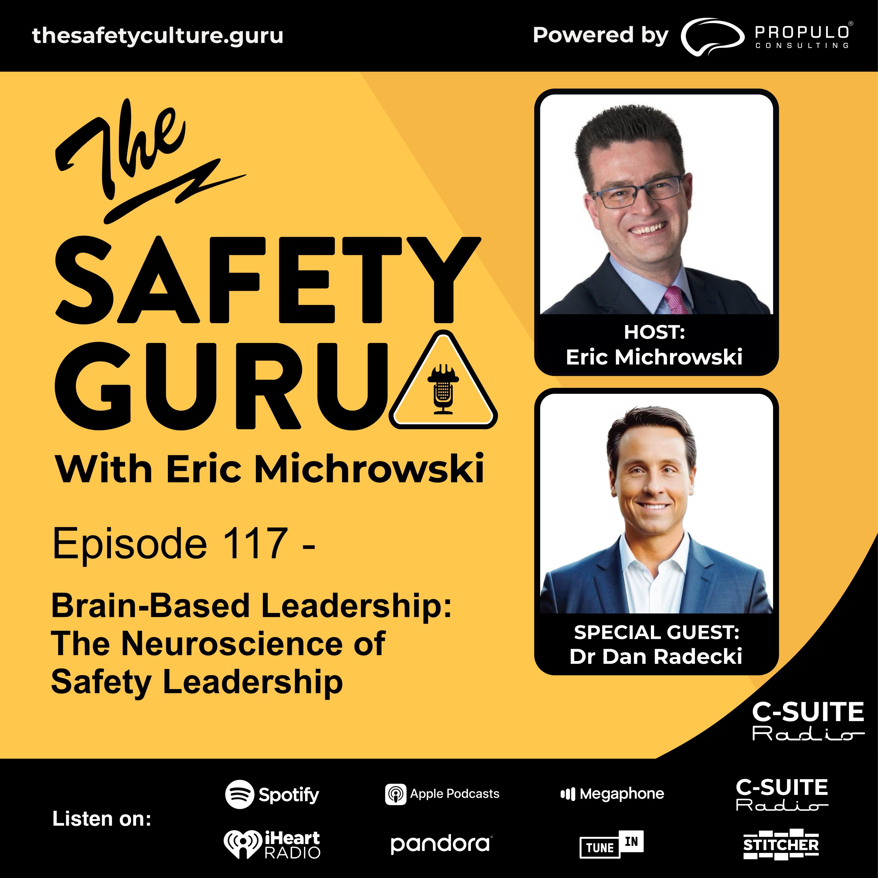 Episode 117 - Brain-Based Leadership: The Neuroscience of Safety Leadership with Dr. Dan Radecki episode artwork