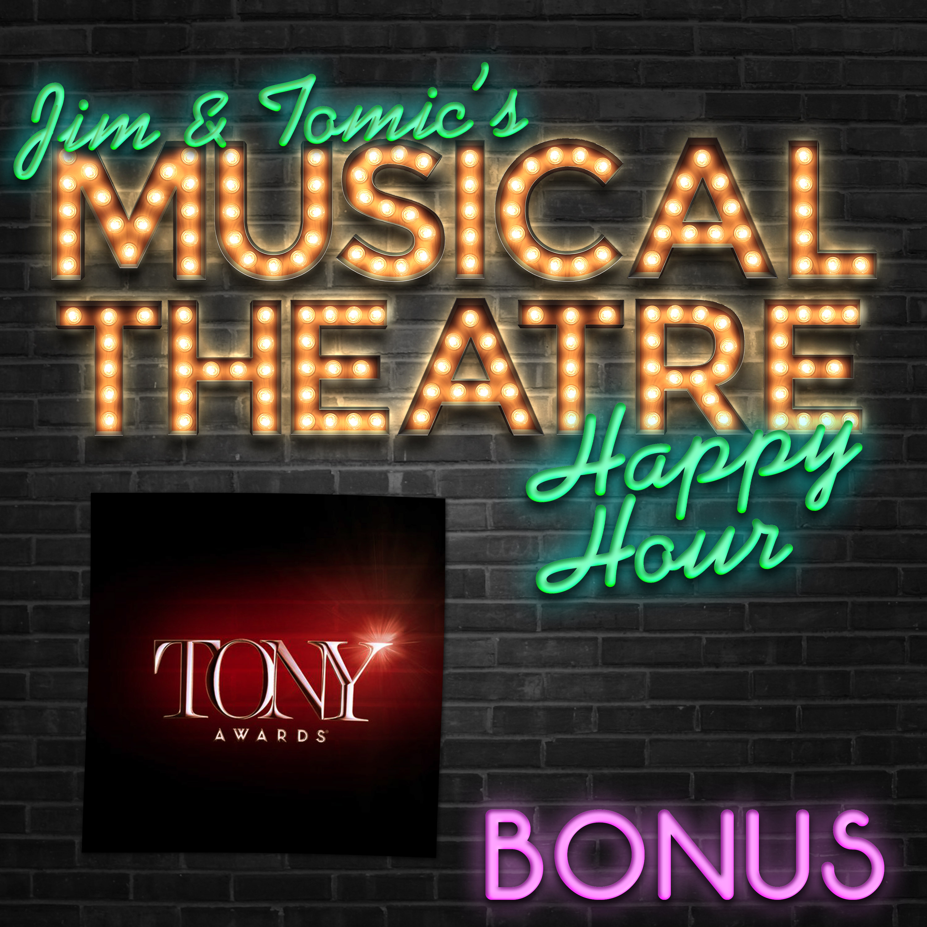 Happy Hour BONUS: The Tony Awards episode artwork